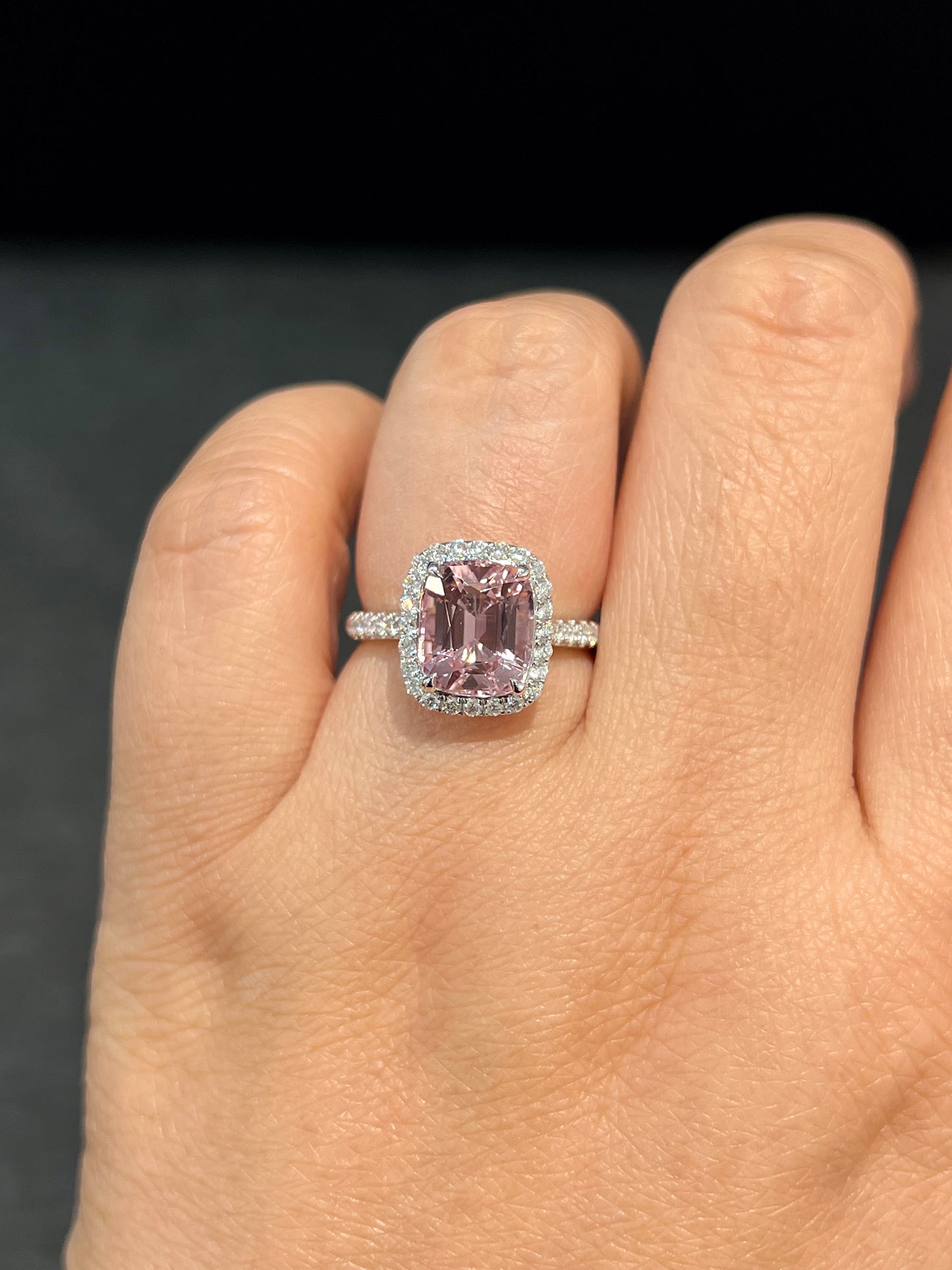 Natural Pink Tourmaline 2.87ct Ring