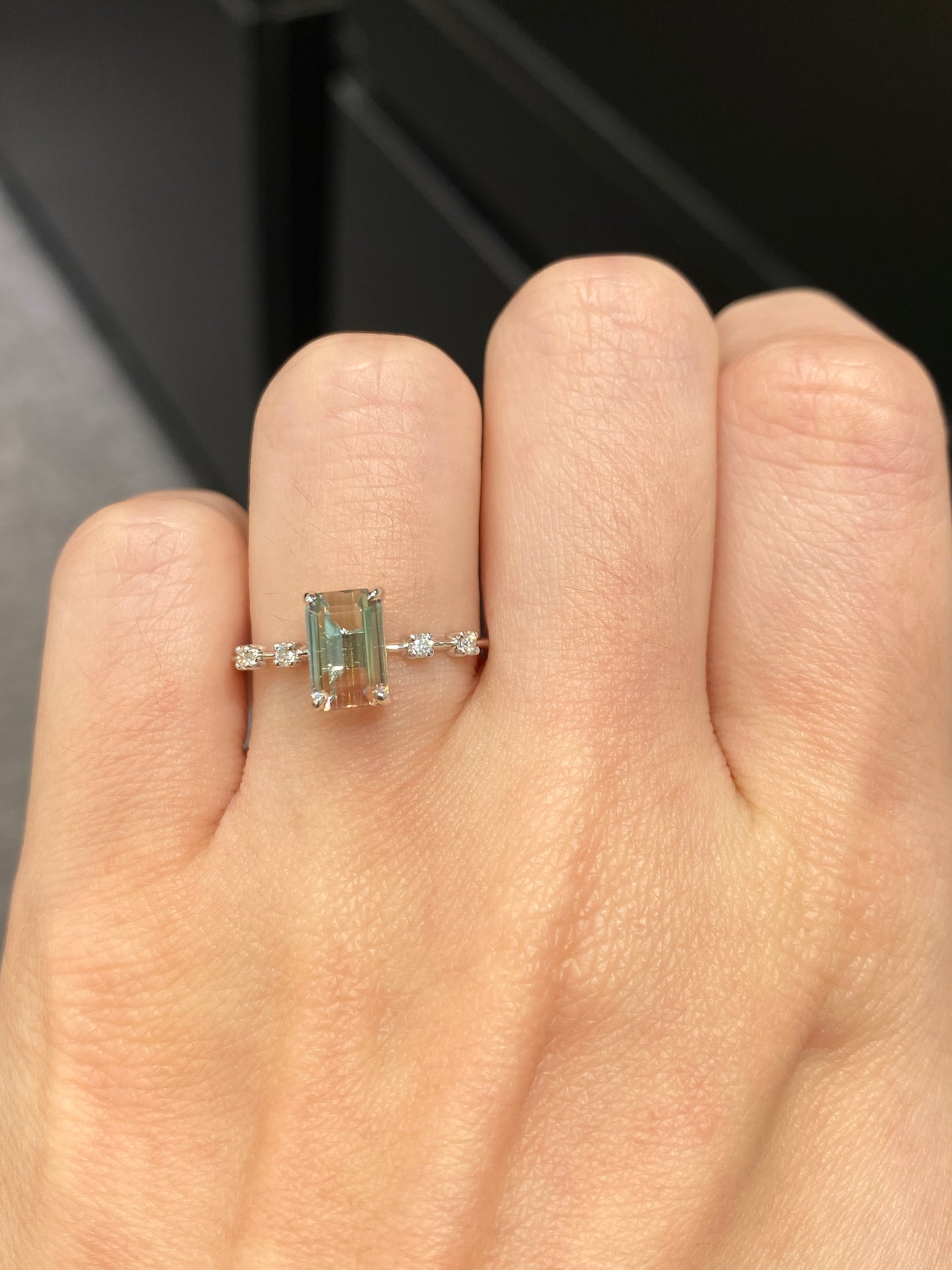 Natural Tourmaline 1.17ct Ring