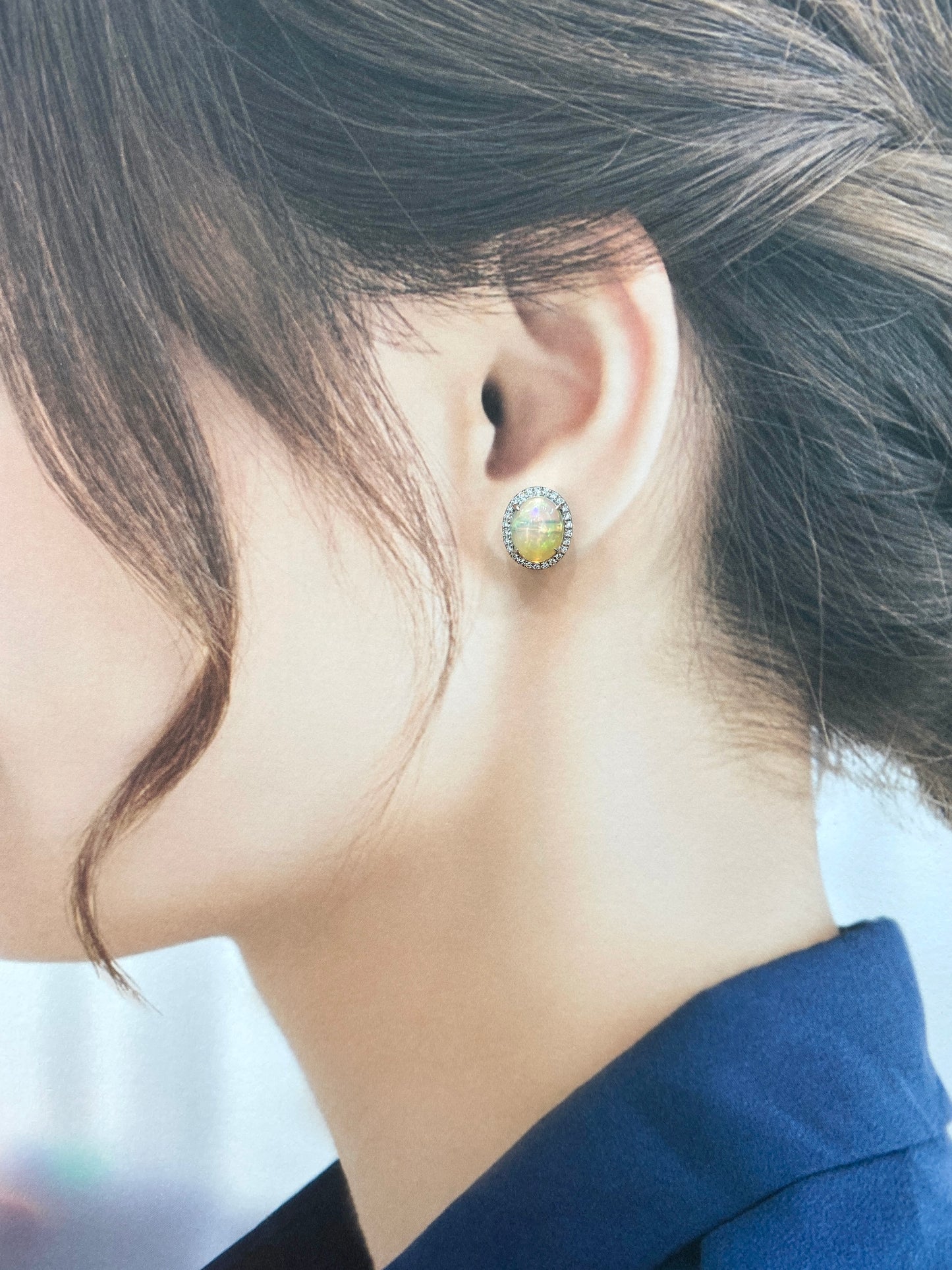 Natural Opal 3.55ct Earrings