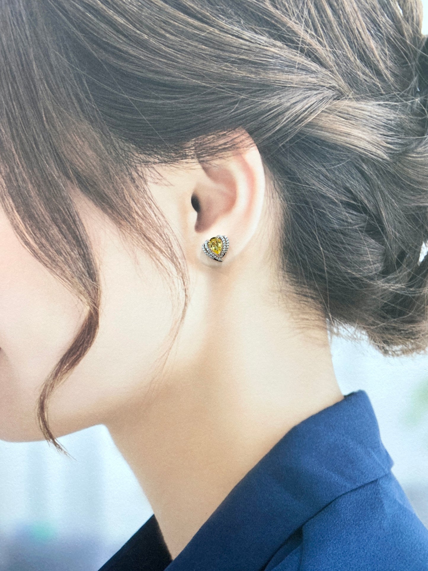 Natural Yellow Sapphire 1.58ct Earrings