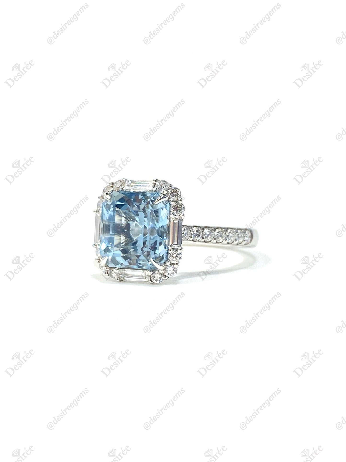 Natural Aquamarine 2.88ct Ring