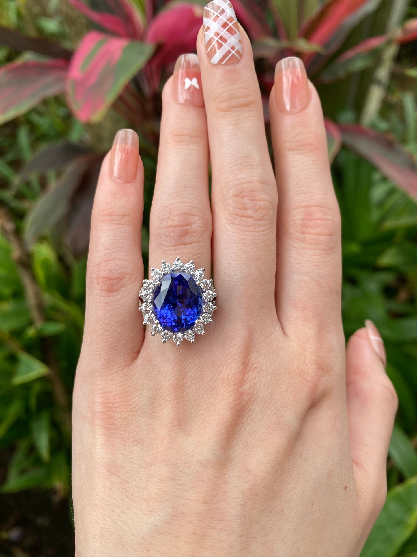 Natural Tanzanite 9.48ct Ring