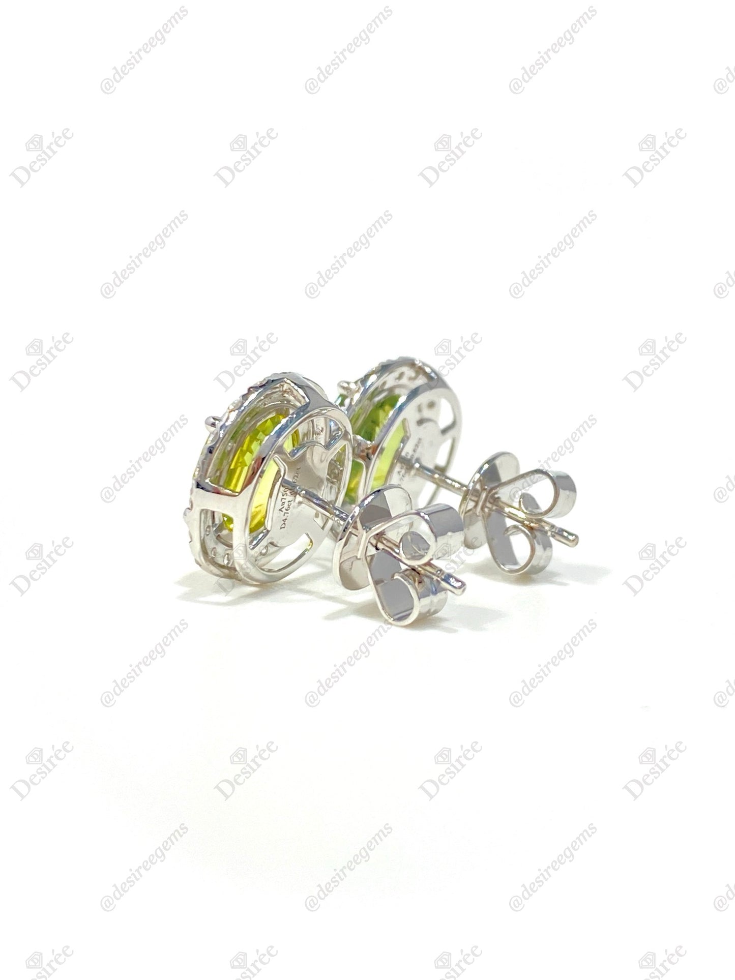 Natural Unheated Yellowish Green Sapphire Ring 4.76ct