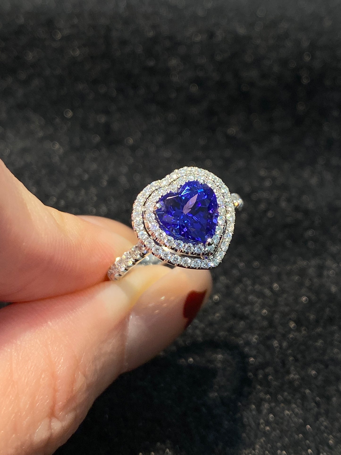 Natural Tanzanite 1.65ct Ring