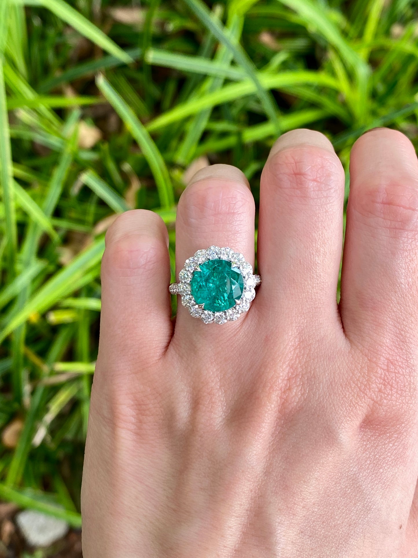 Natural Emerald 4.28ct Ring