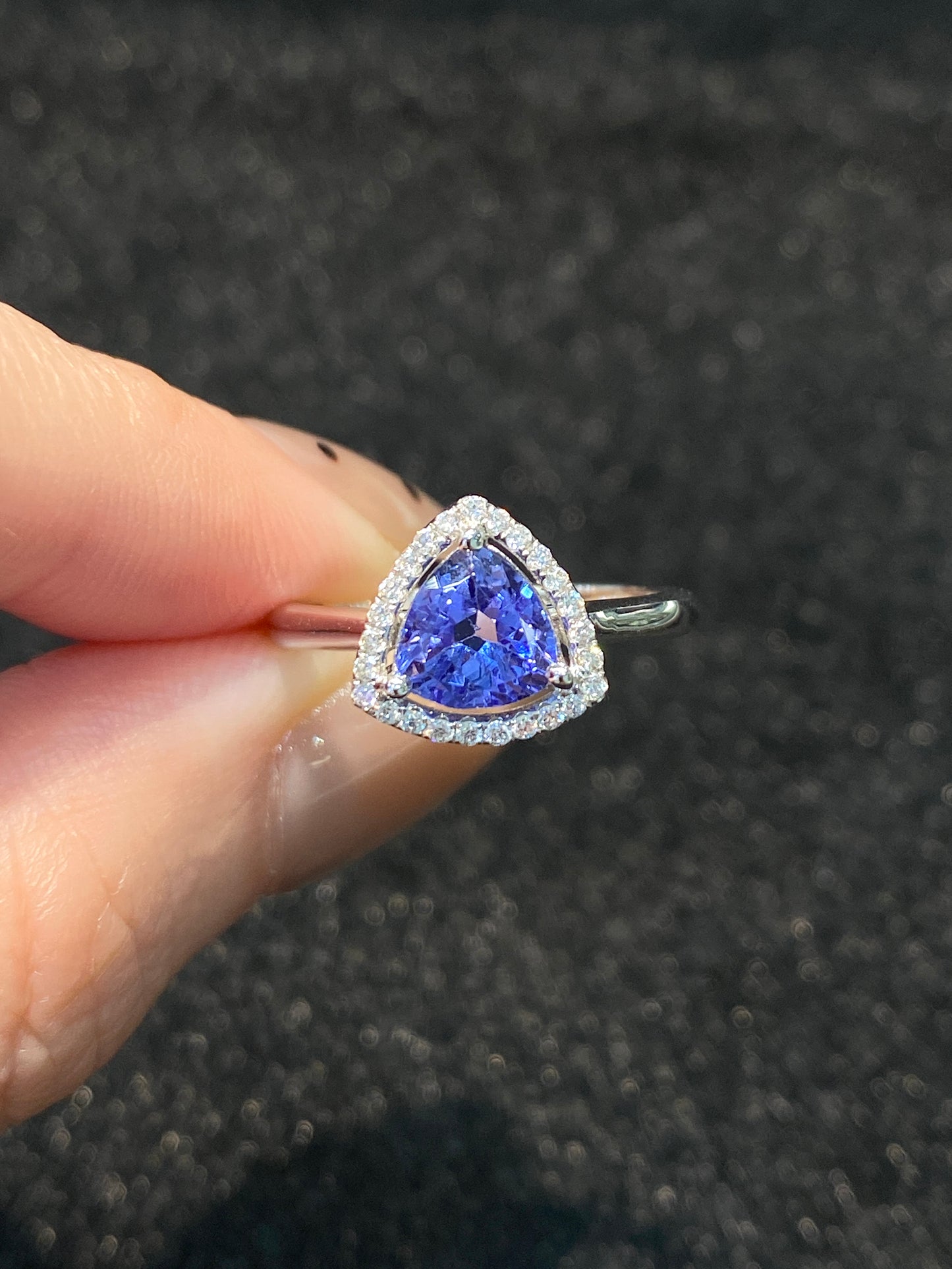 Natural Tanzanite 1.18ct Ring