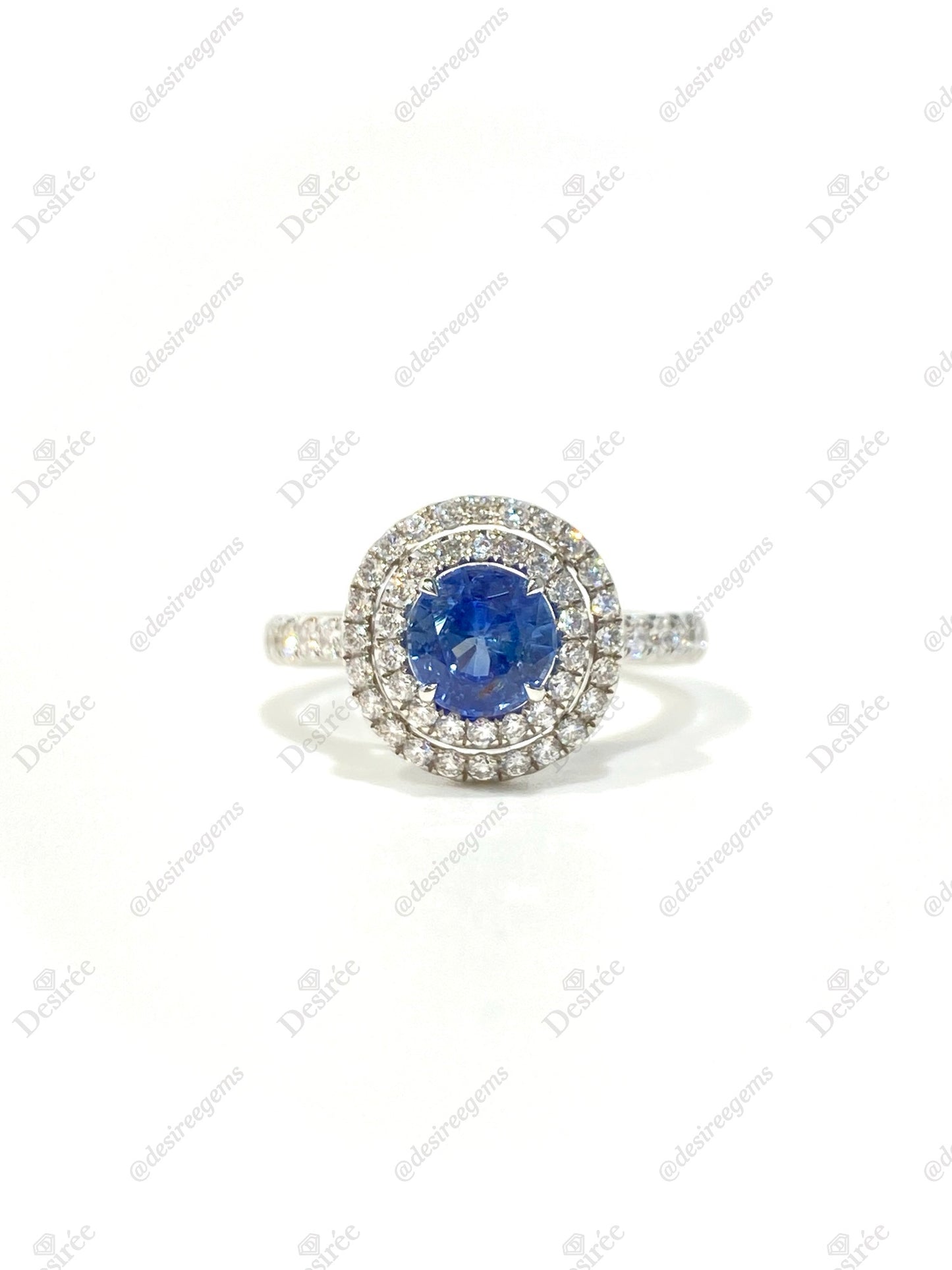 Natural Blue Sapphire 0.98ct Ring