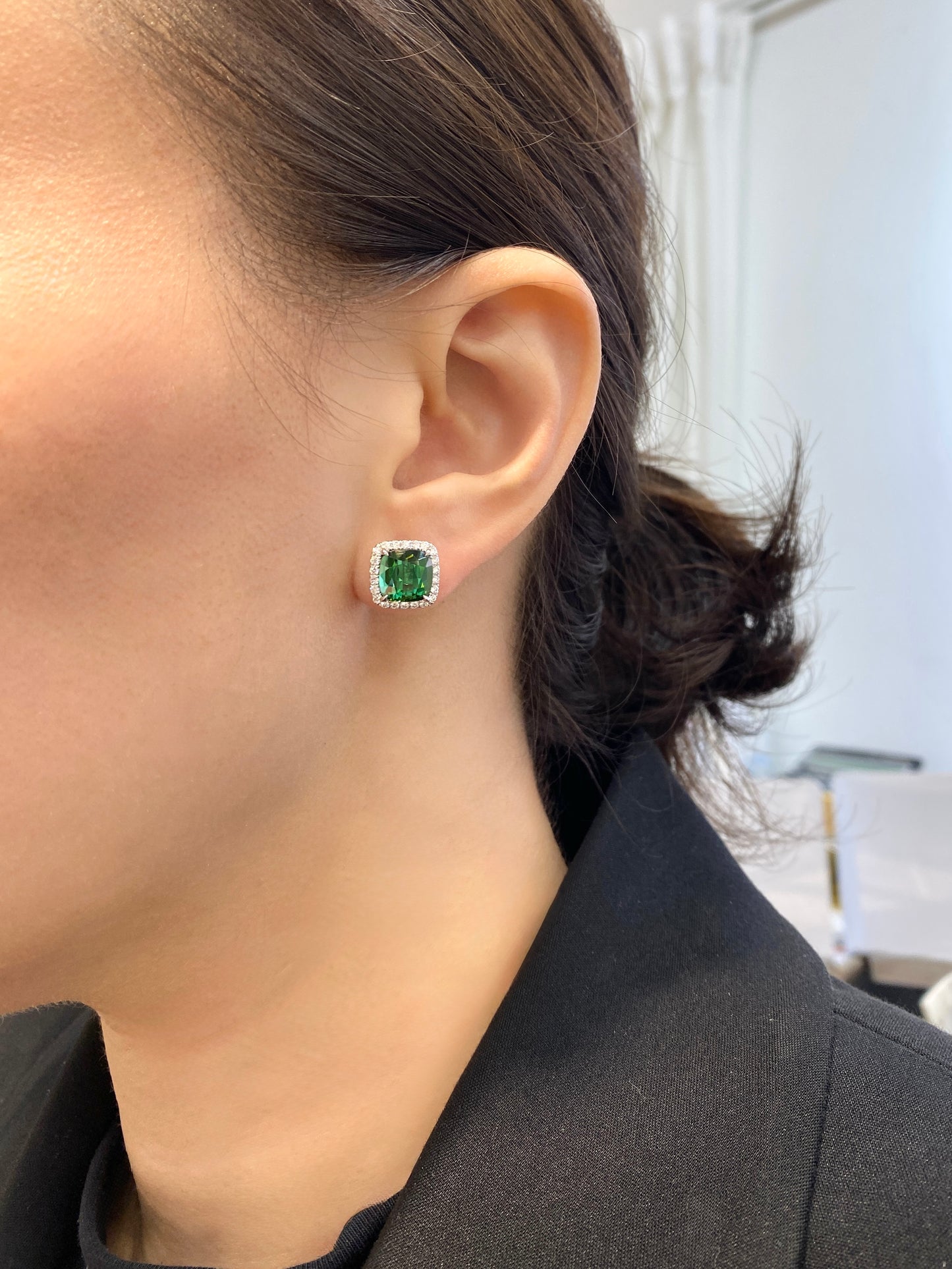 Natural Tourmaline 6.49ct Earrings