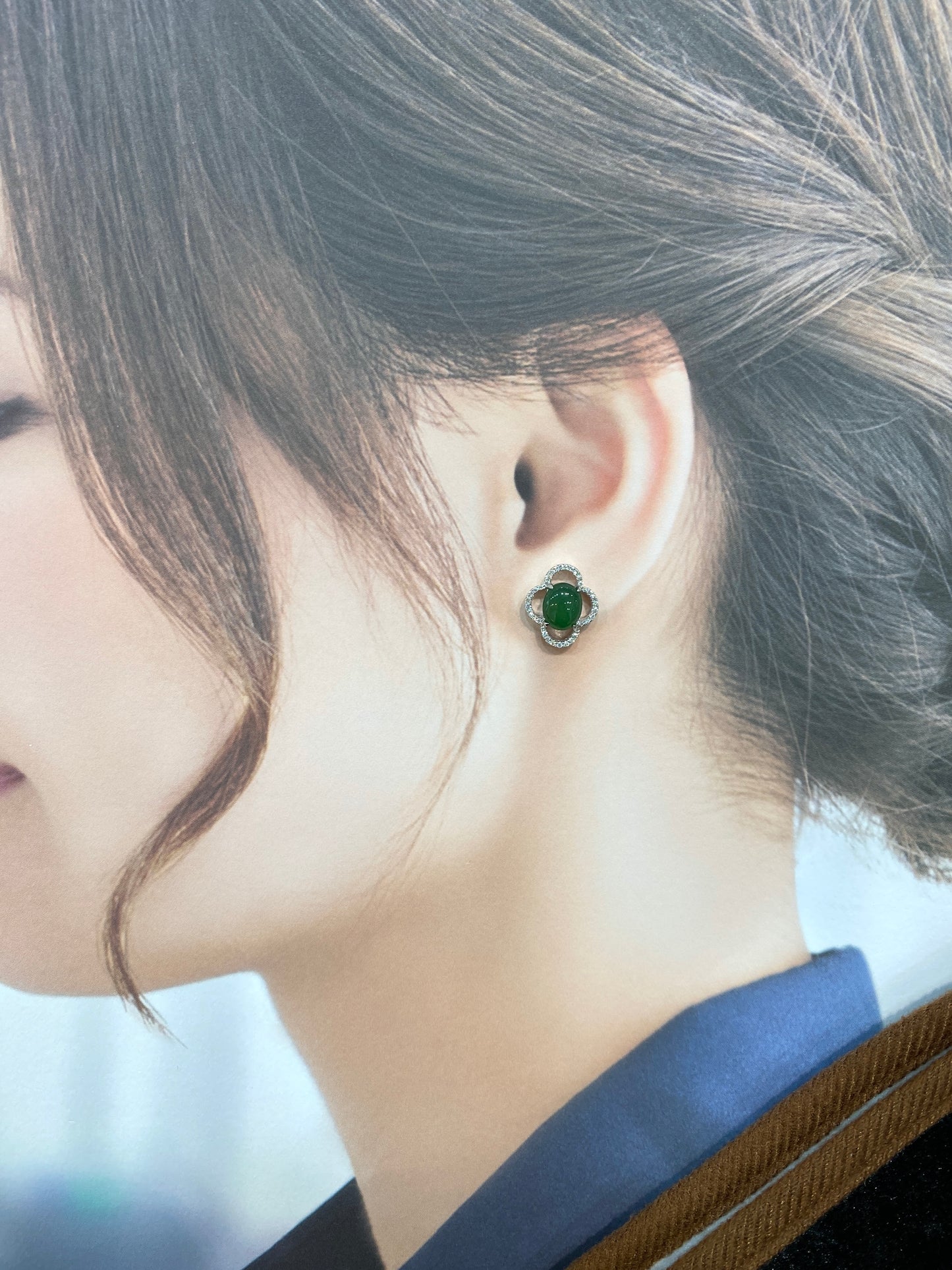 Natural Type A Jadeite Earrings