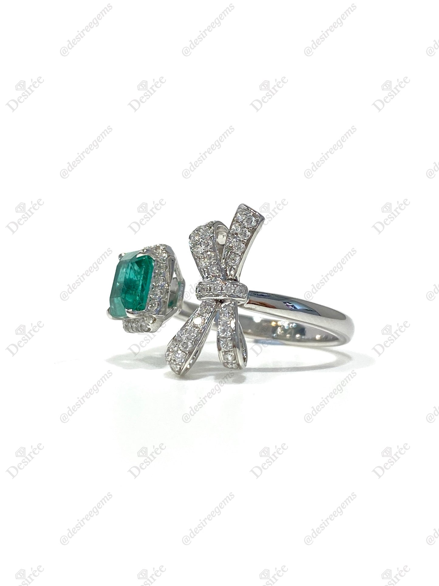 Natural Emerald 1.17ct Ring