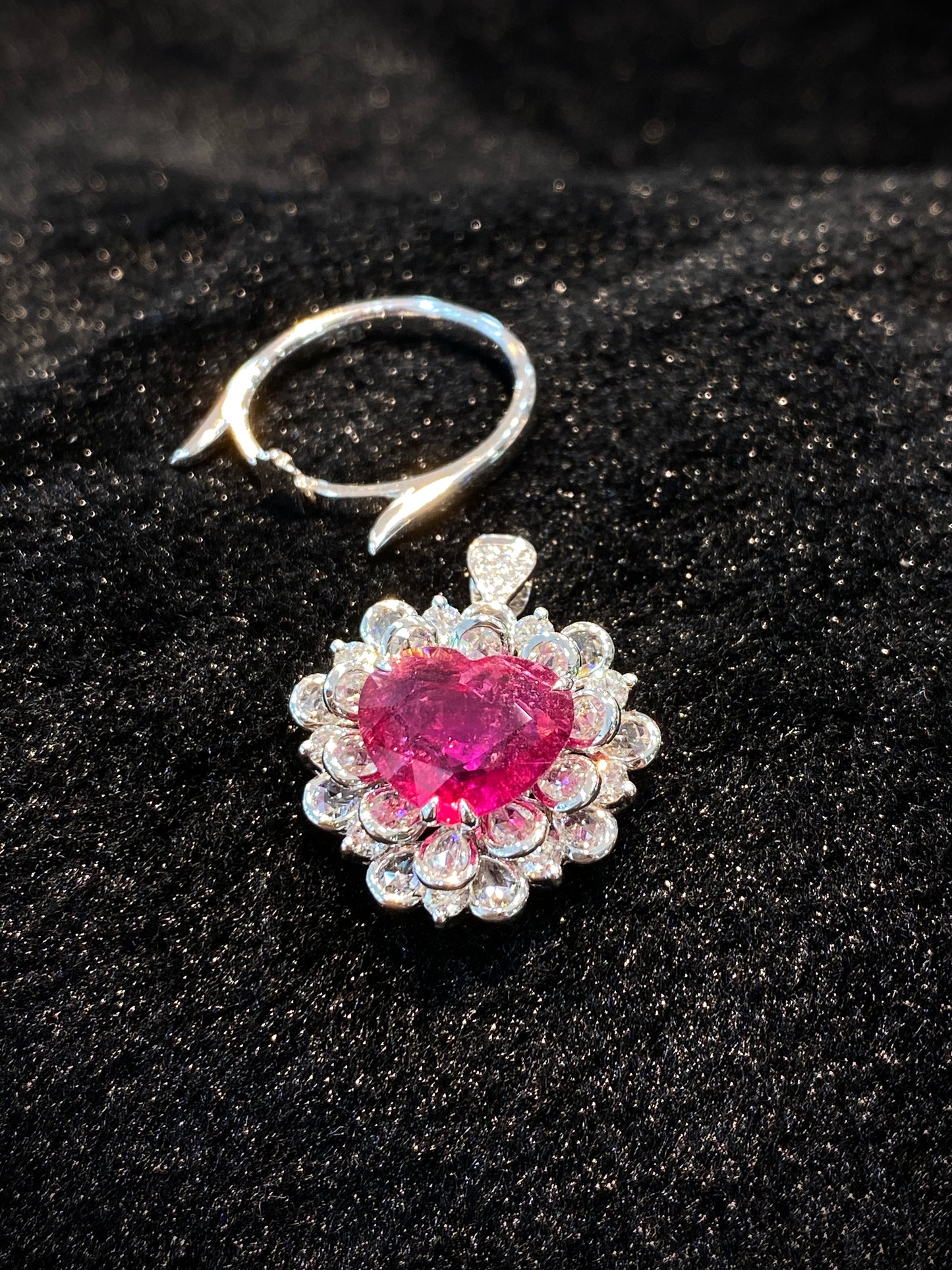 Natural Pink Tourmaline 3.73ct Ring/ Pendant