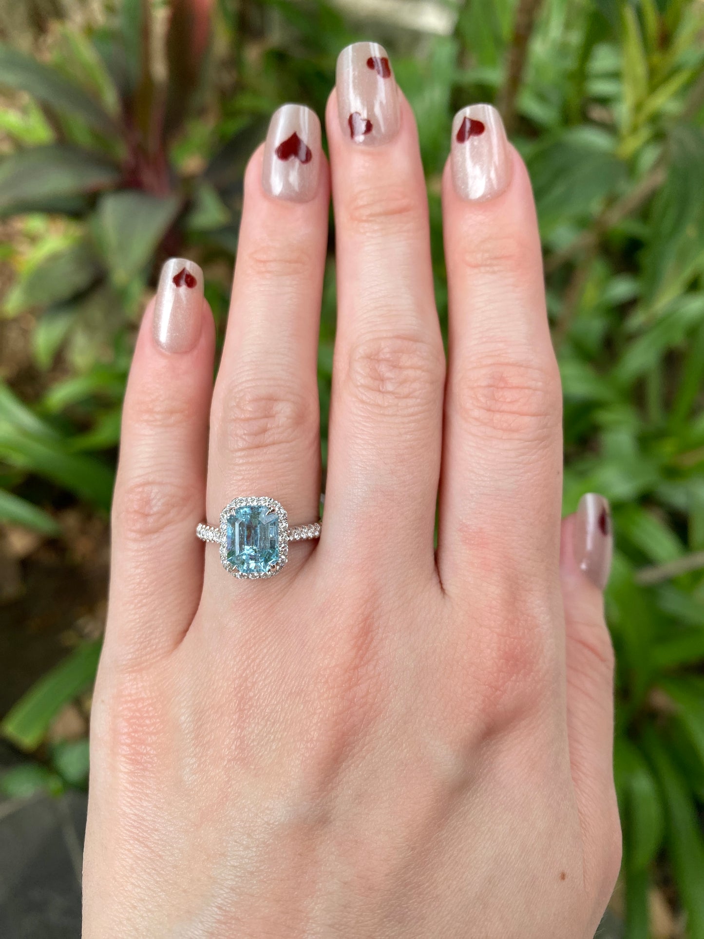 Natural Aquamarine 2.04ct Ring