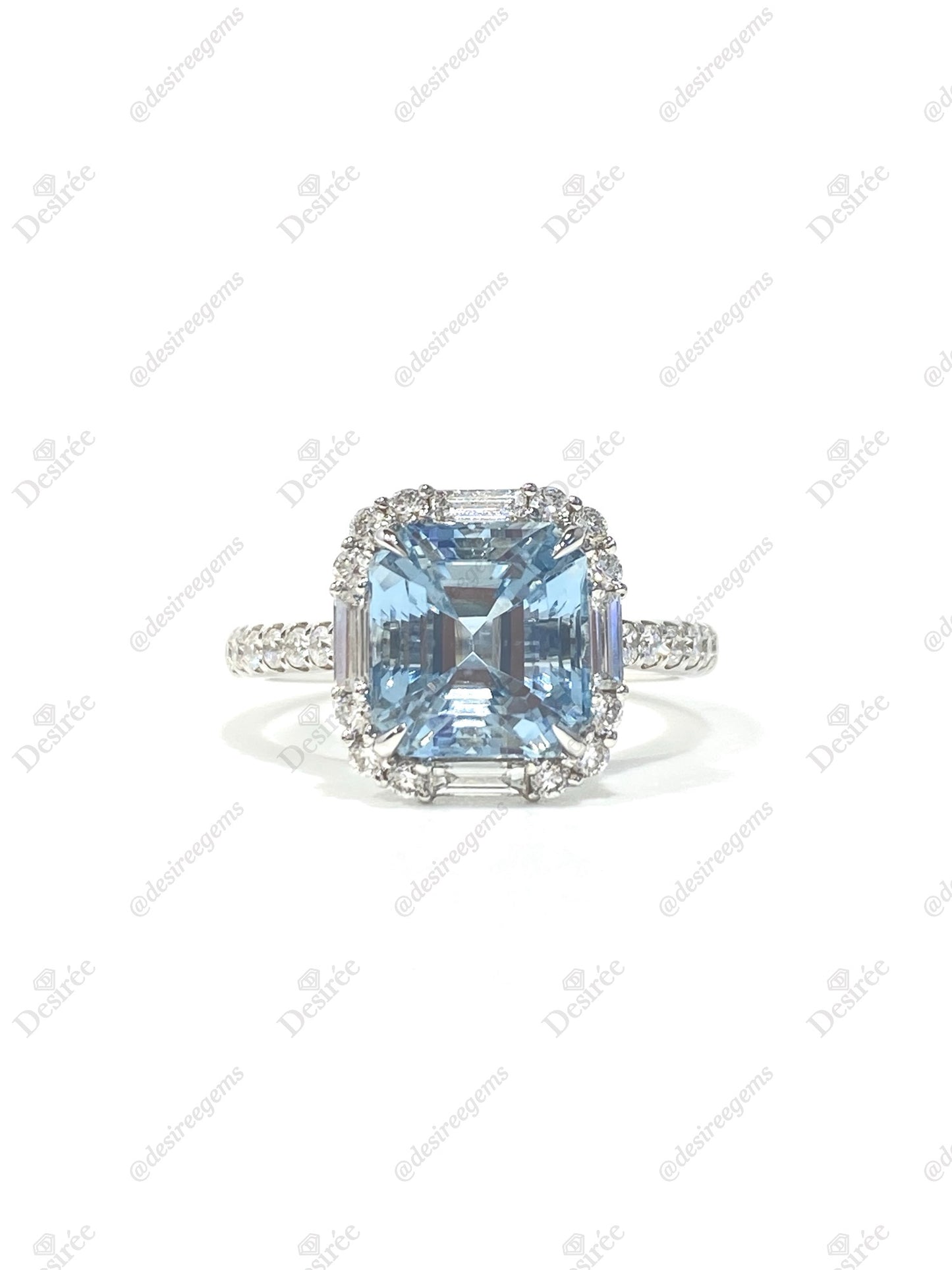 Natural Aquamarine 2.88ct Ring