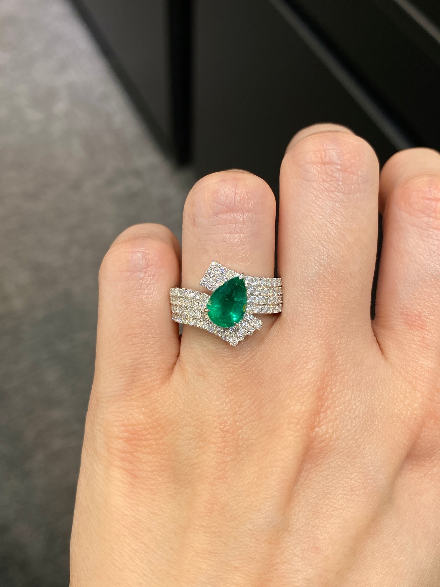 Natural Emerald 1.55ct Ring