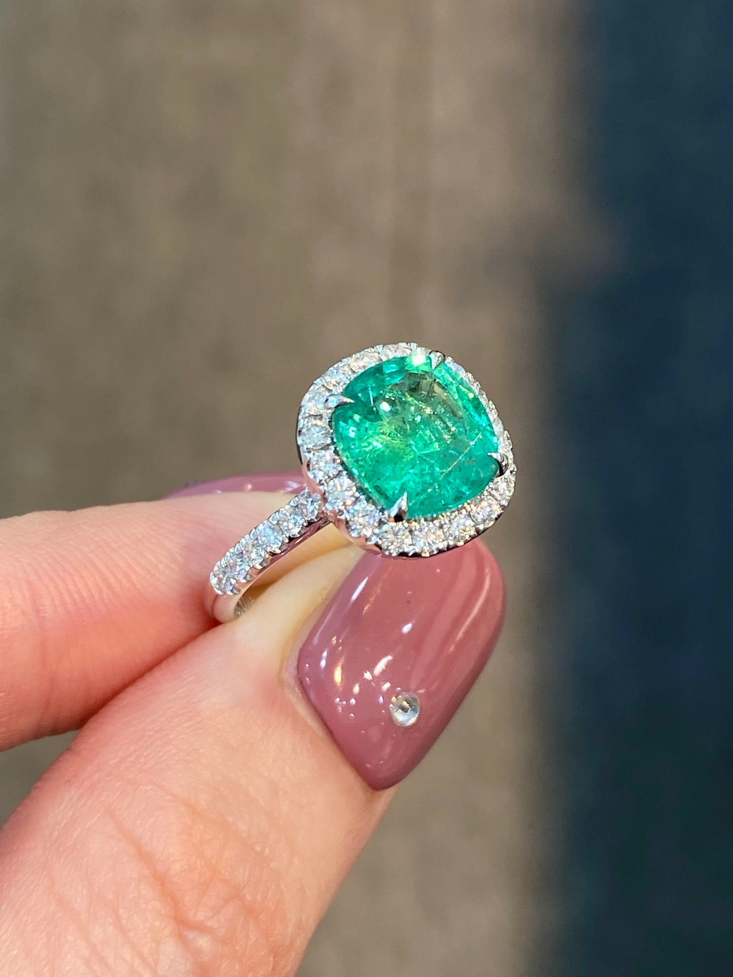 Natural Emerald 2.29ct Ring