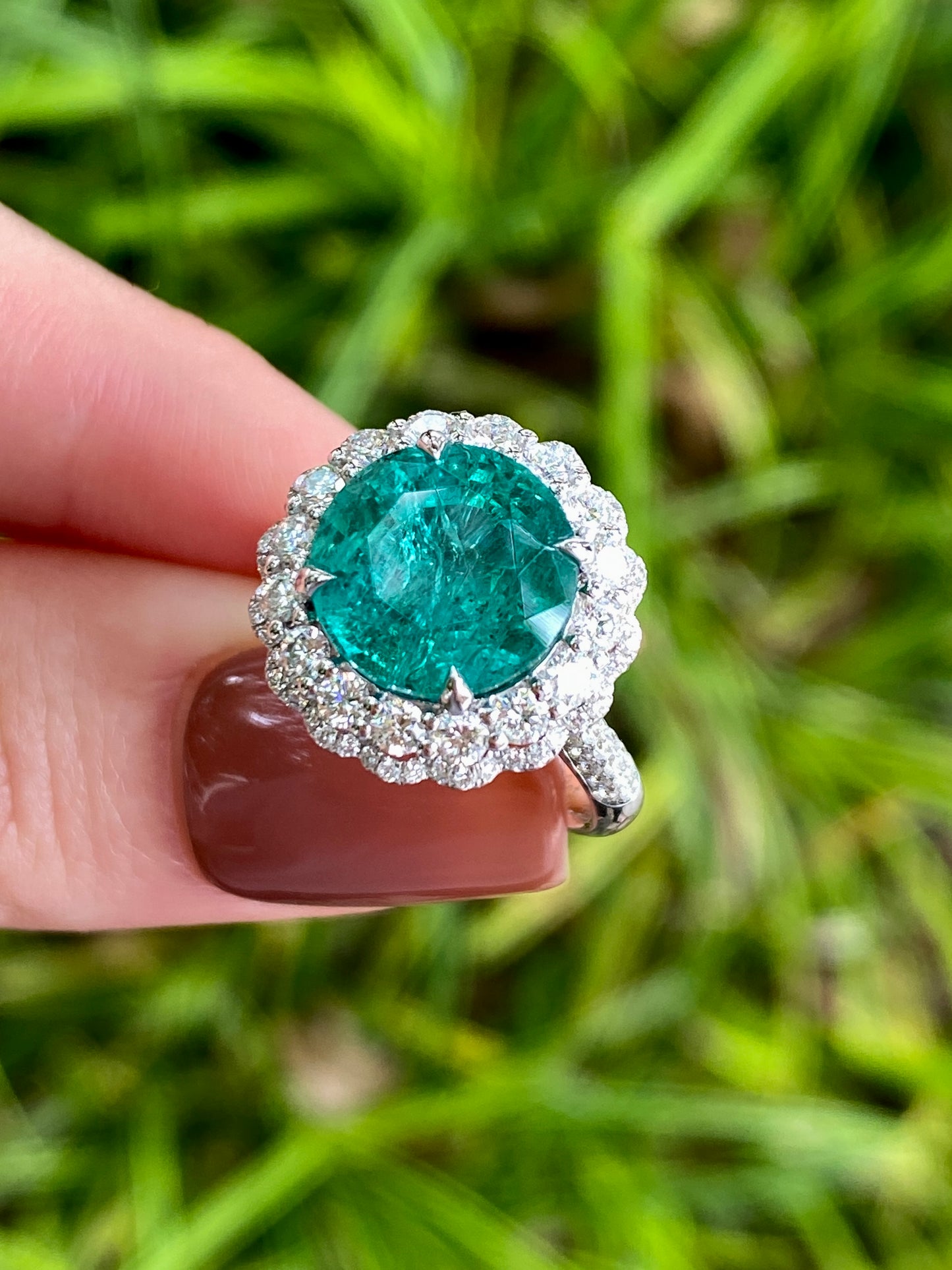 Natural Emerald 4.28ct Ring