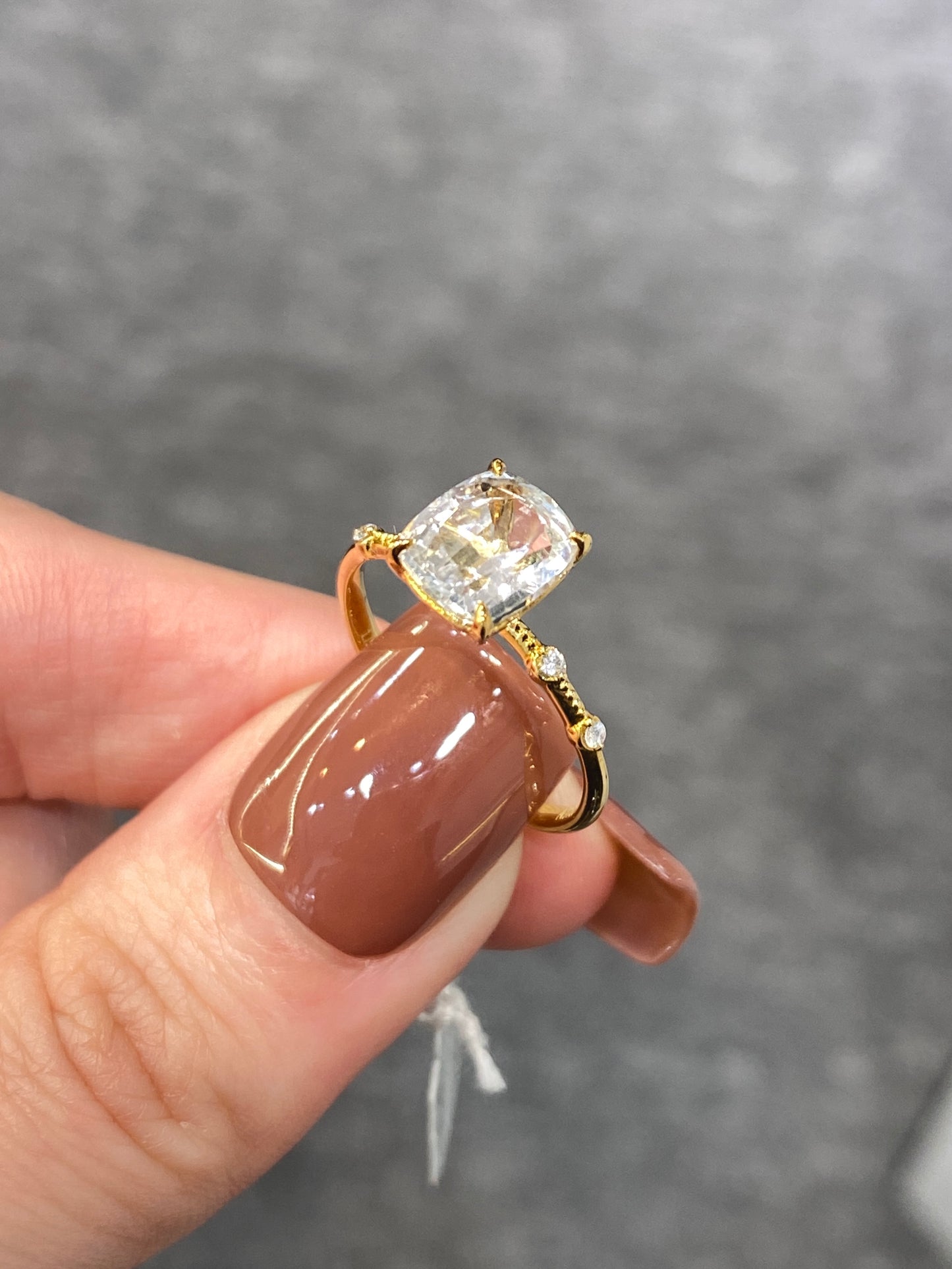 Natural Tourmaline 1.79ct Ring Set In 18K Yellow Gold Gemstone Fine Jewellery Singapore