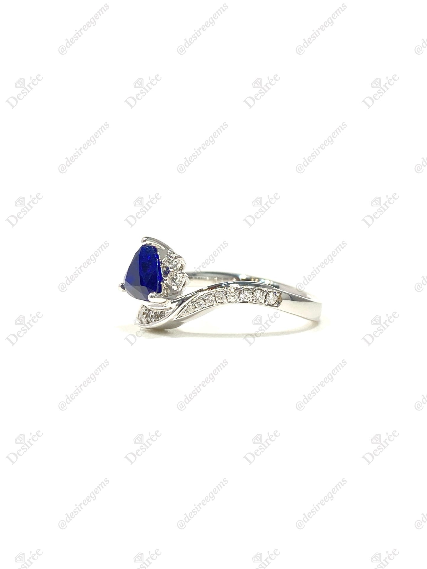 Natural Blue Sapphire Ring 1.29ct