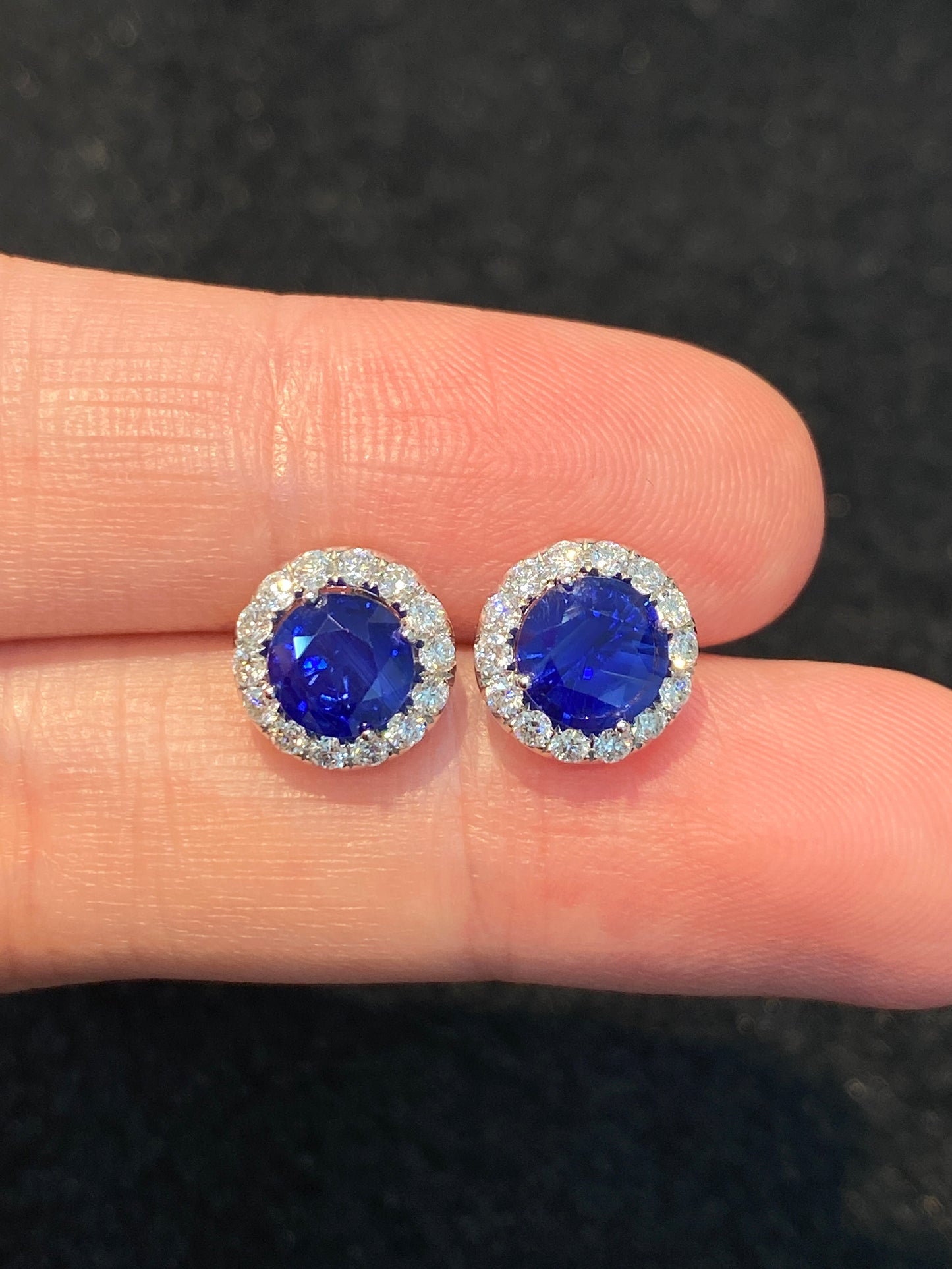 Blue Sapphire 2.00ct Earrings