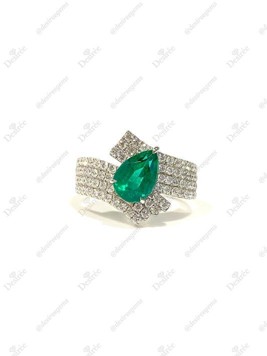 Natural Emerald 1.55ct Ring