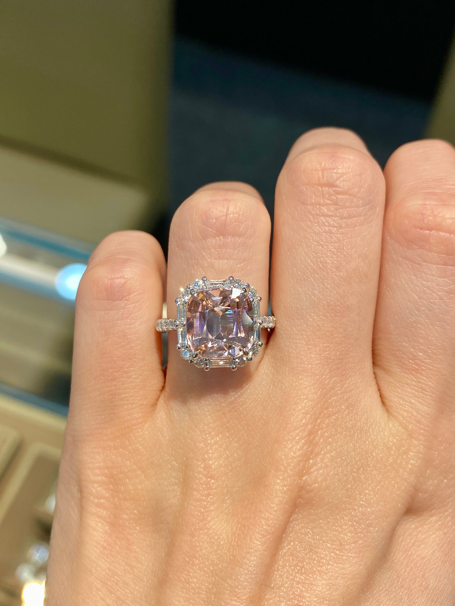 Natural Pink Tourmaline 4.58ct Ring