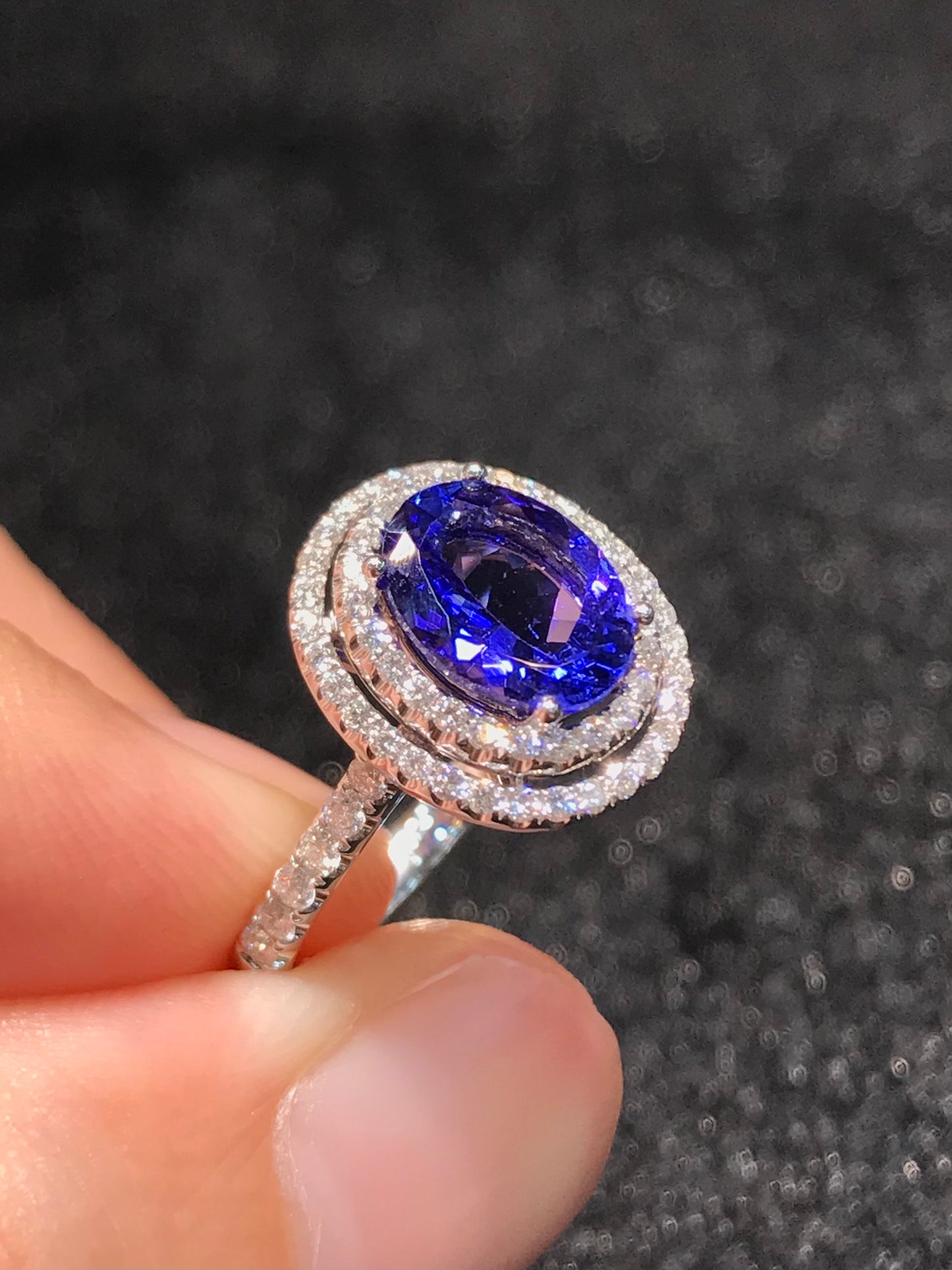Natural Tanzanite 1.84ct Ring