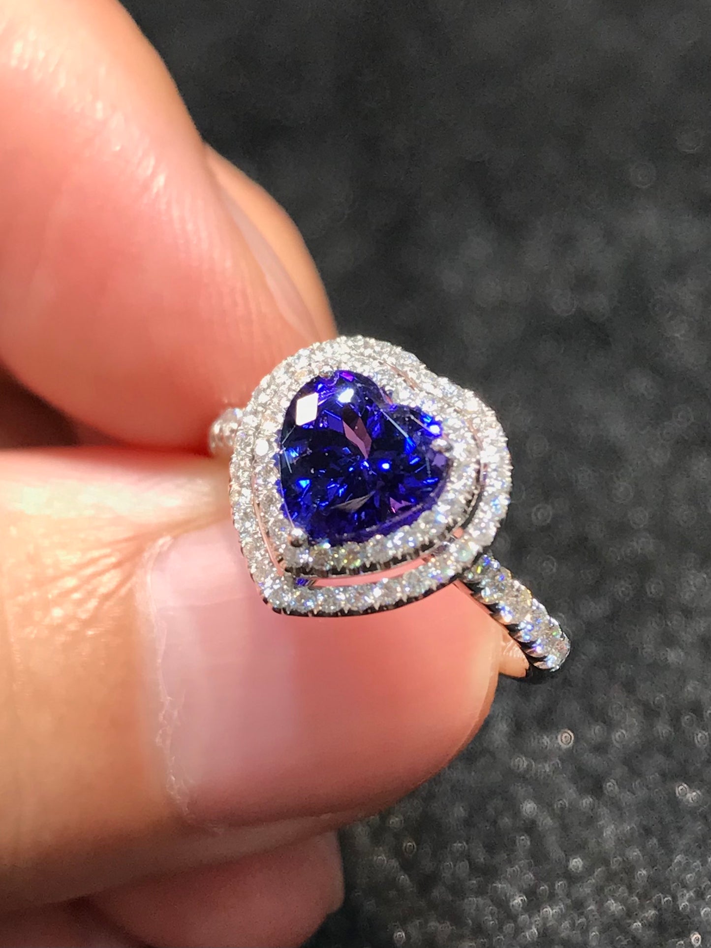 Natural Tanzanite 1.65ct Ring