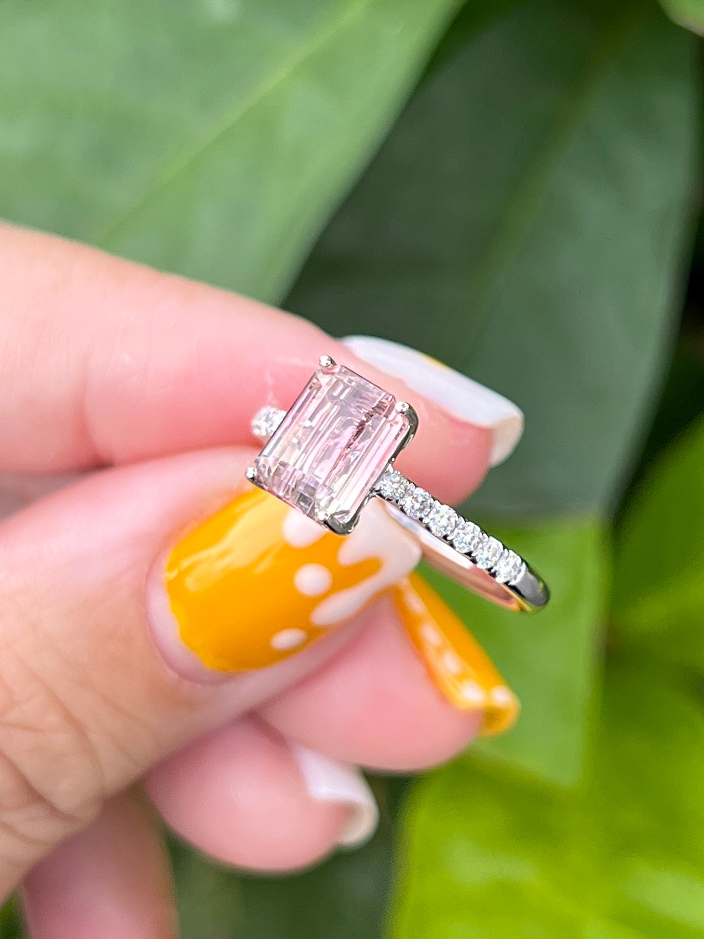 Natural Bicolor Tourmaline 2.11ct Ring