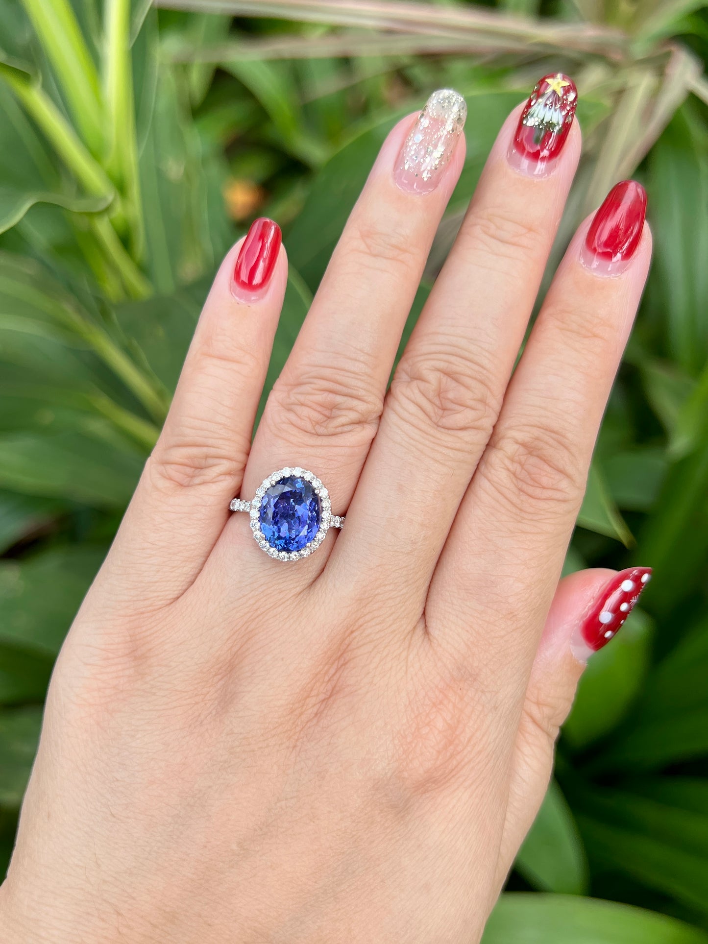 Natural Tanzanite 4.32ct Ring