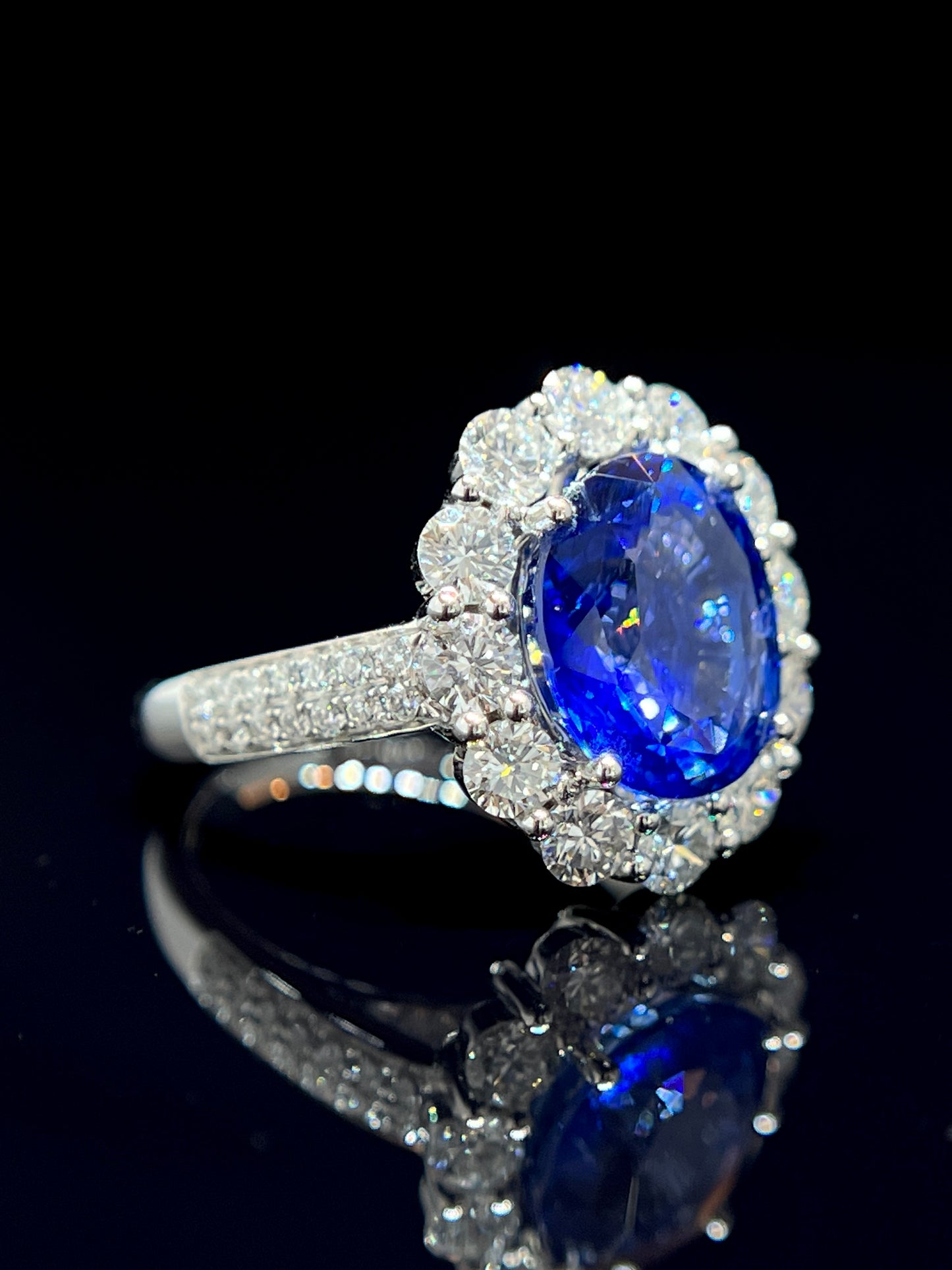 Natural Blue Sapphire Ring 4.80ct