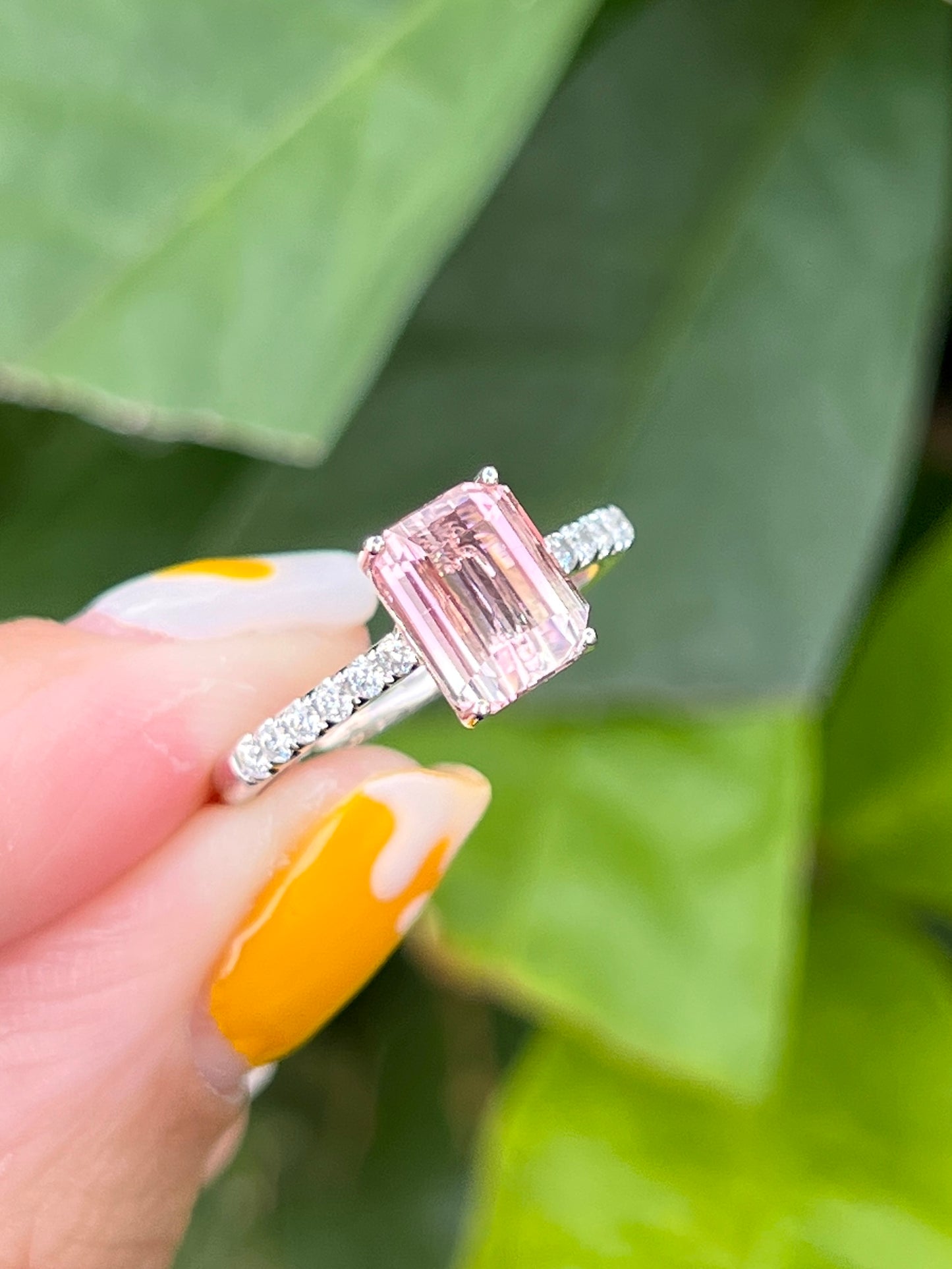 Natural Bicolor Tourmaline 2.11ct Ring