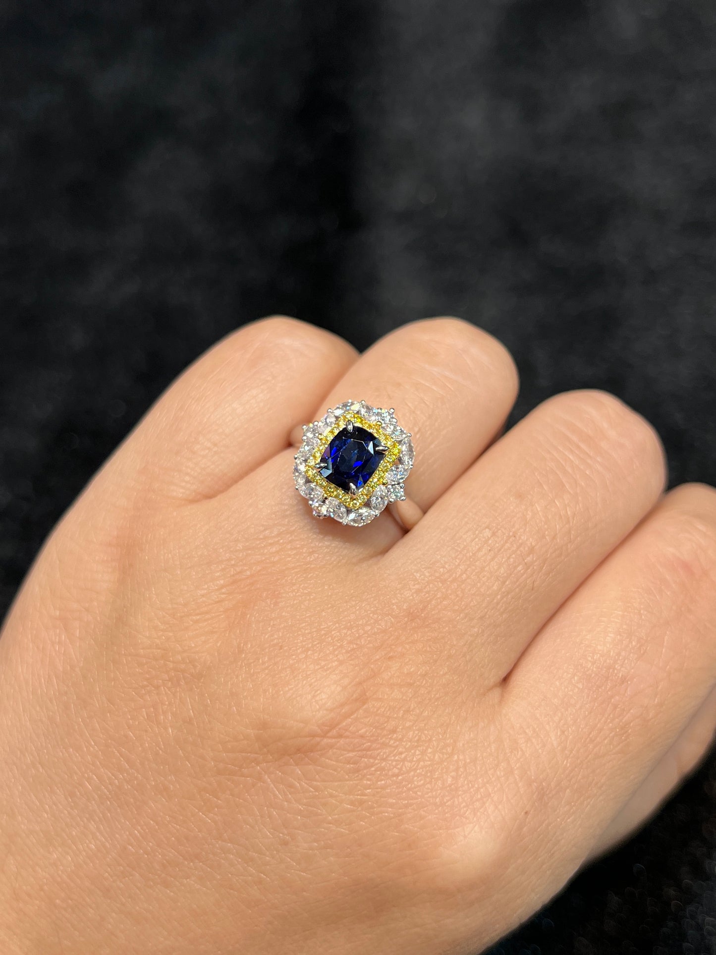 Natural Blue Sapphire Ring 1.26ct