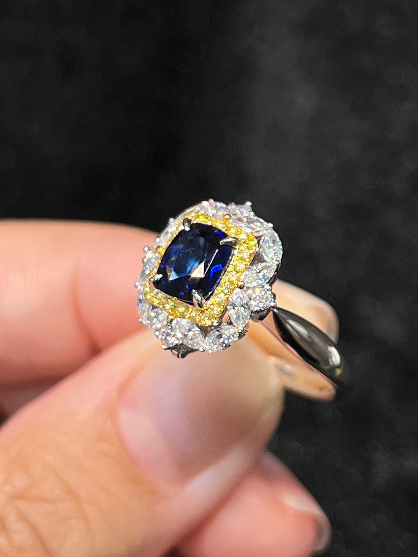 Natural Blue Sapphire Ring 1.26ct