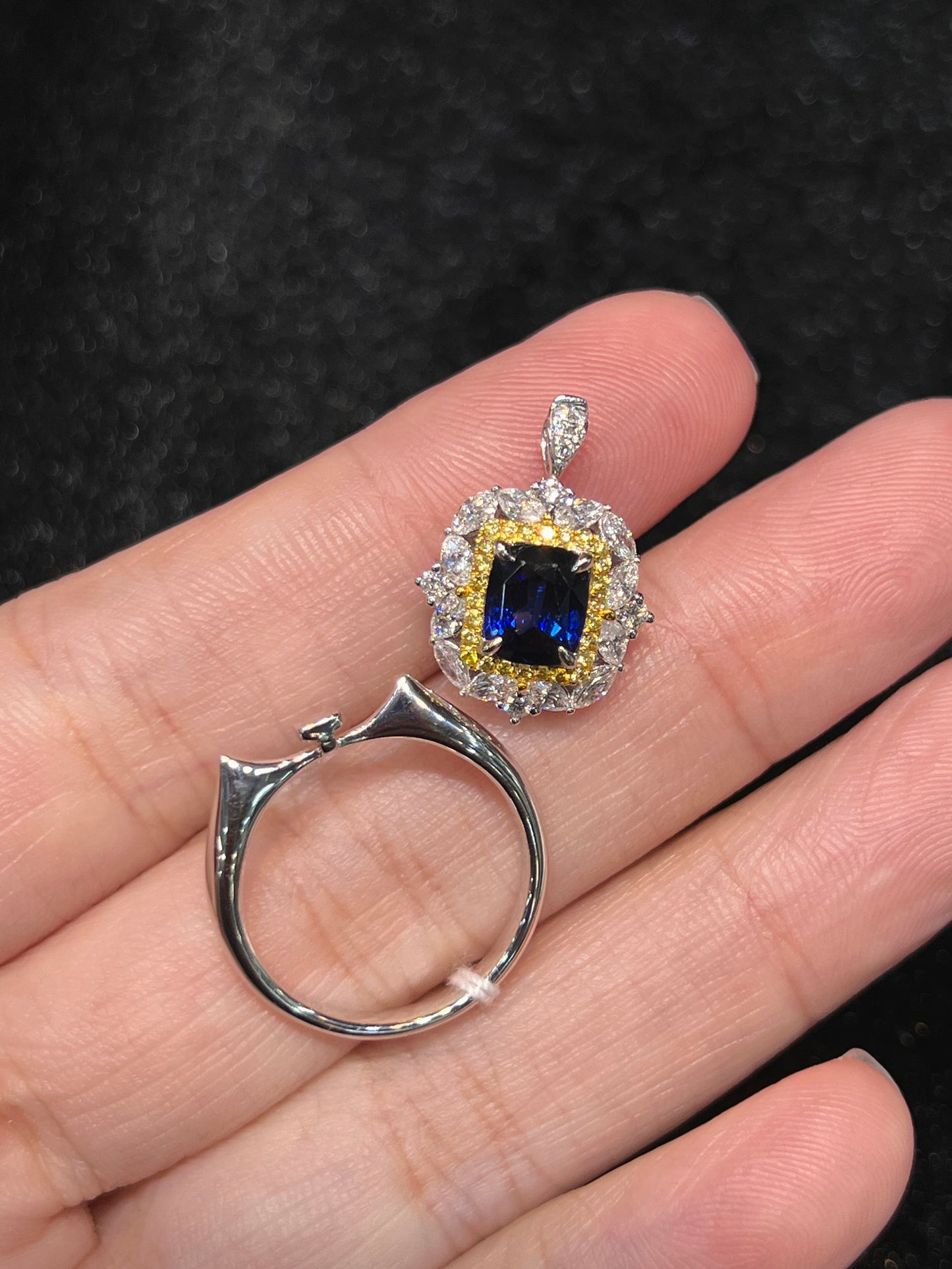 Natural Blue Sapphire Ring 1.26ct