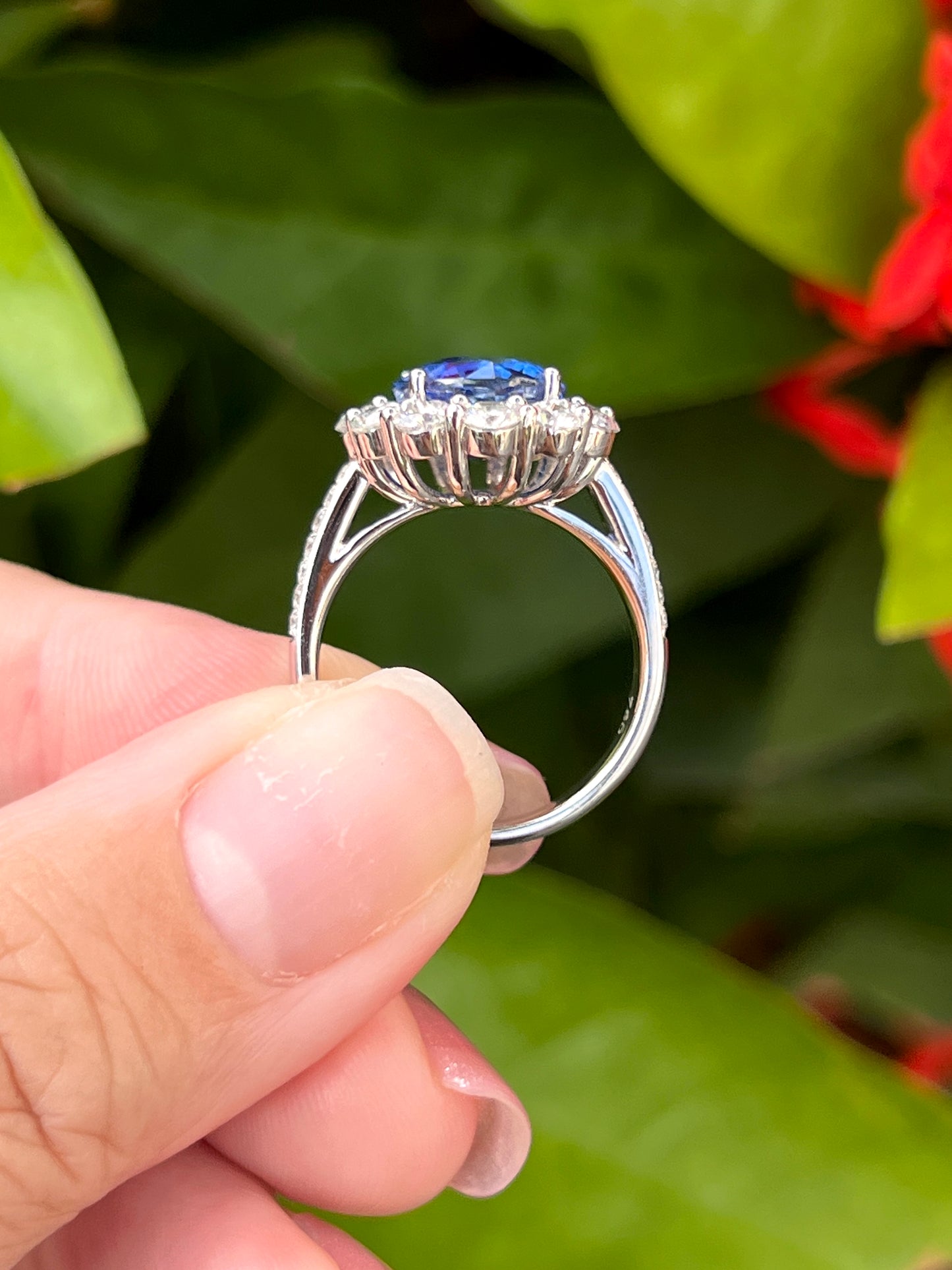 Natural Blue Sapphire Ring 4.80ct