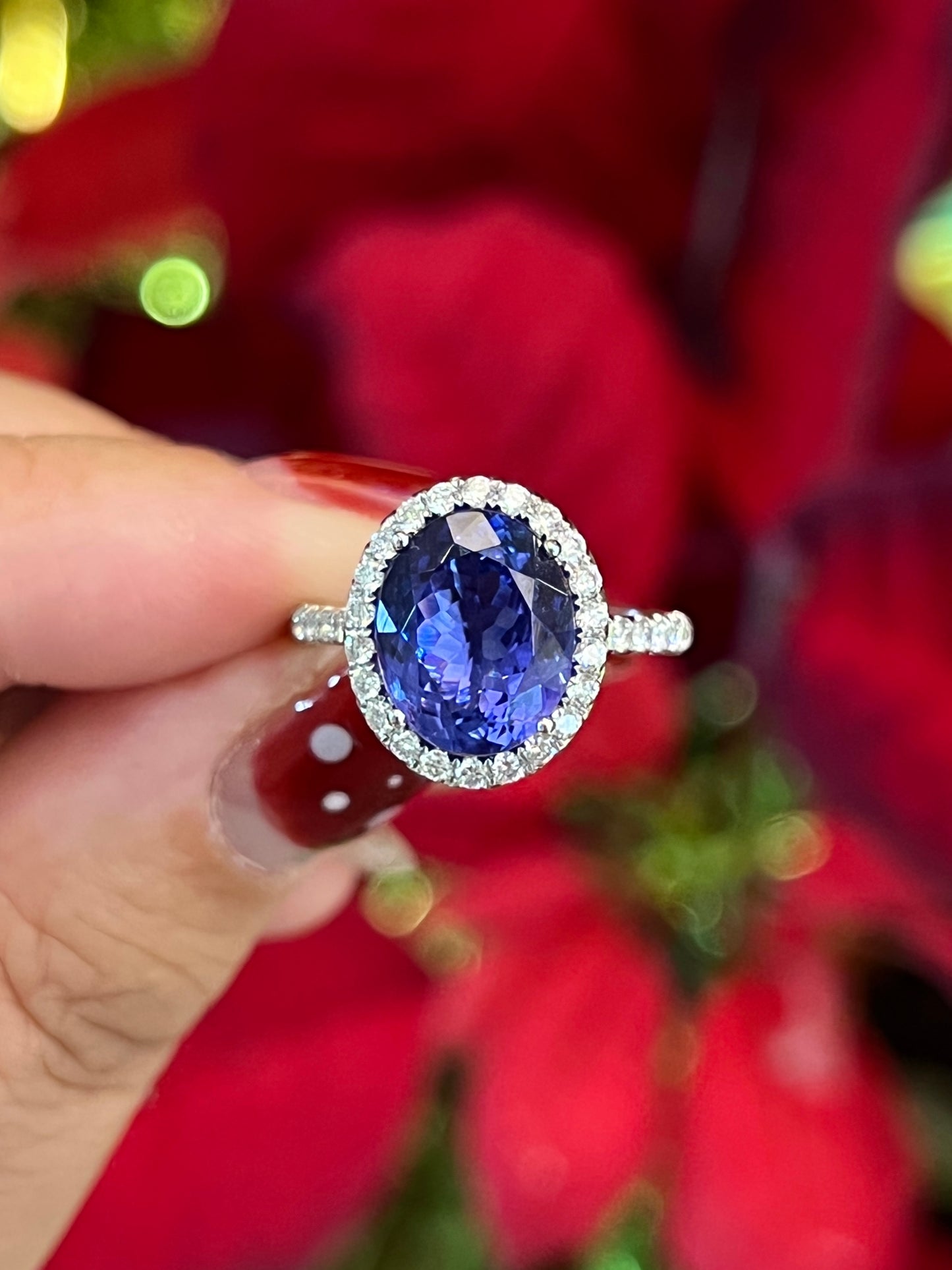 Natural Tanzanite 4.32ct Ring