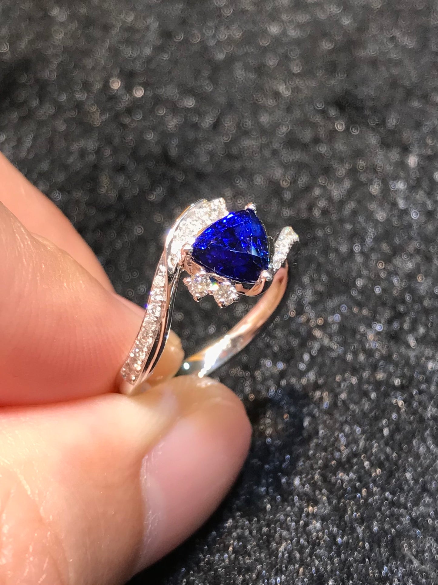 Natural Blue Sapphire Ring 1.29ct