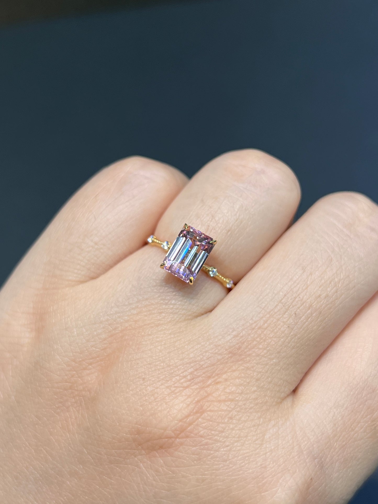 Natural Pink Tourmaline 2.38ct Ring