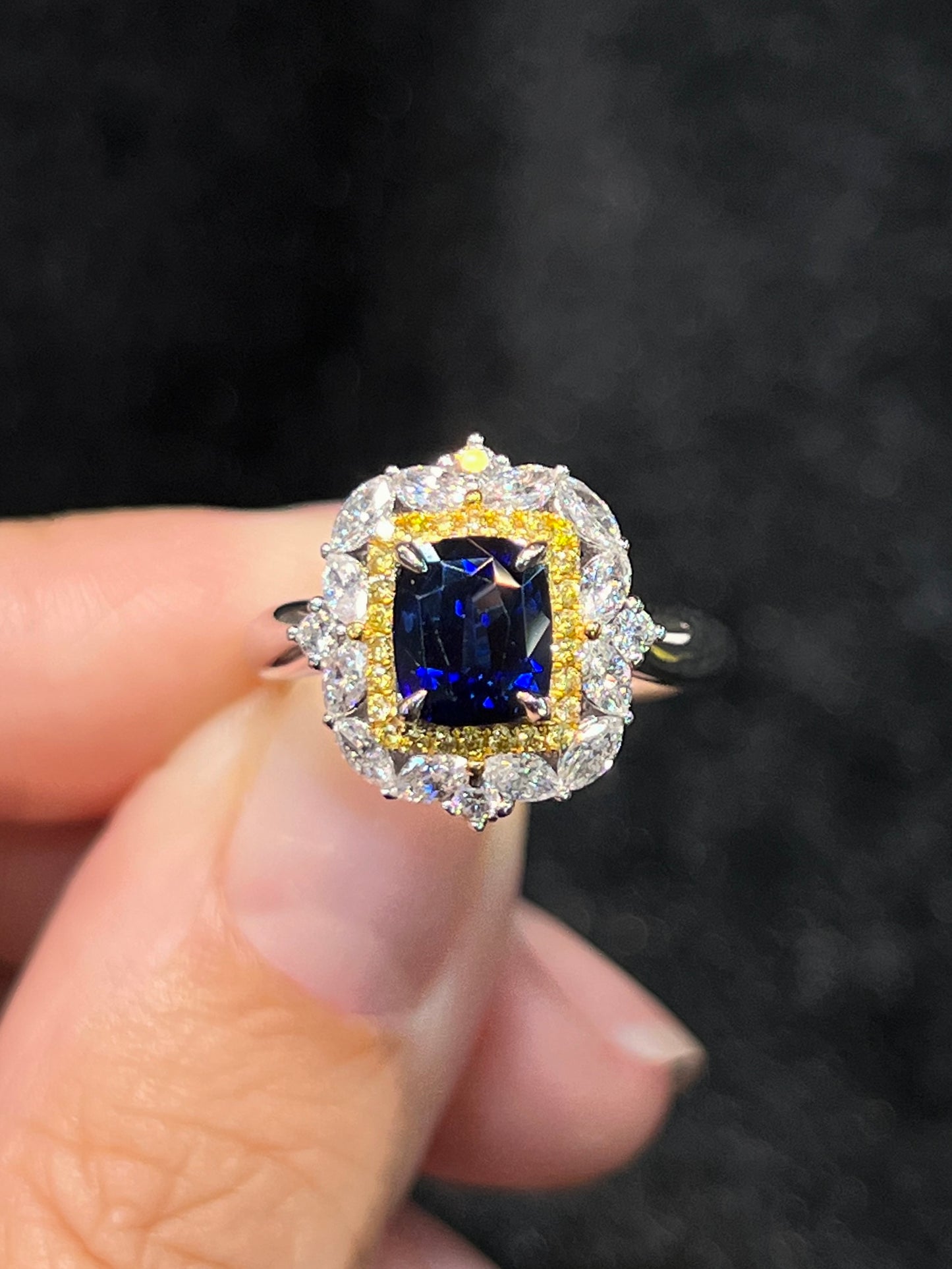 Natural Blue Sapphire Ring 1.26ct