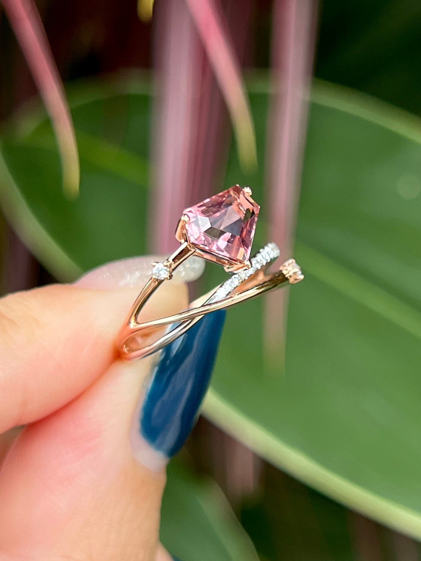Natural Tourmaline 1.24ct Ring