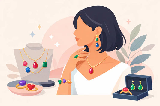 How to Style Colored Gemstone Jewelry With Confidence