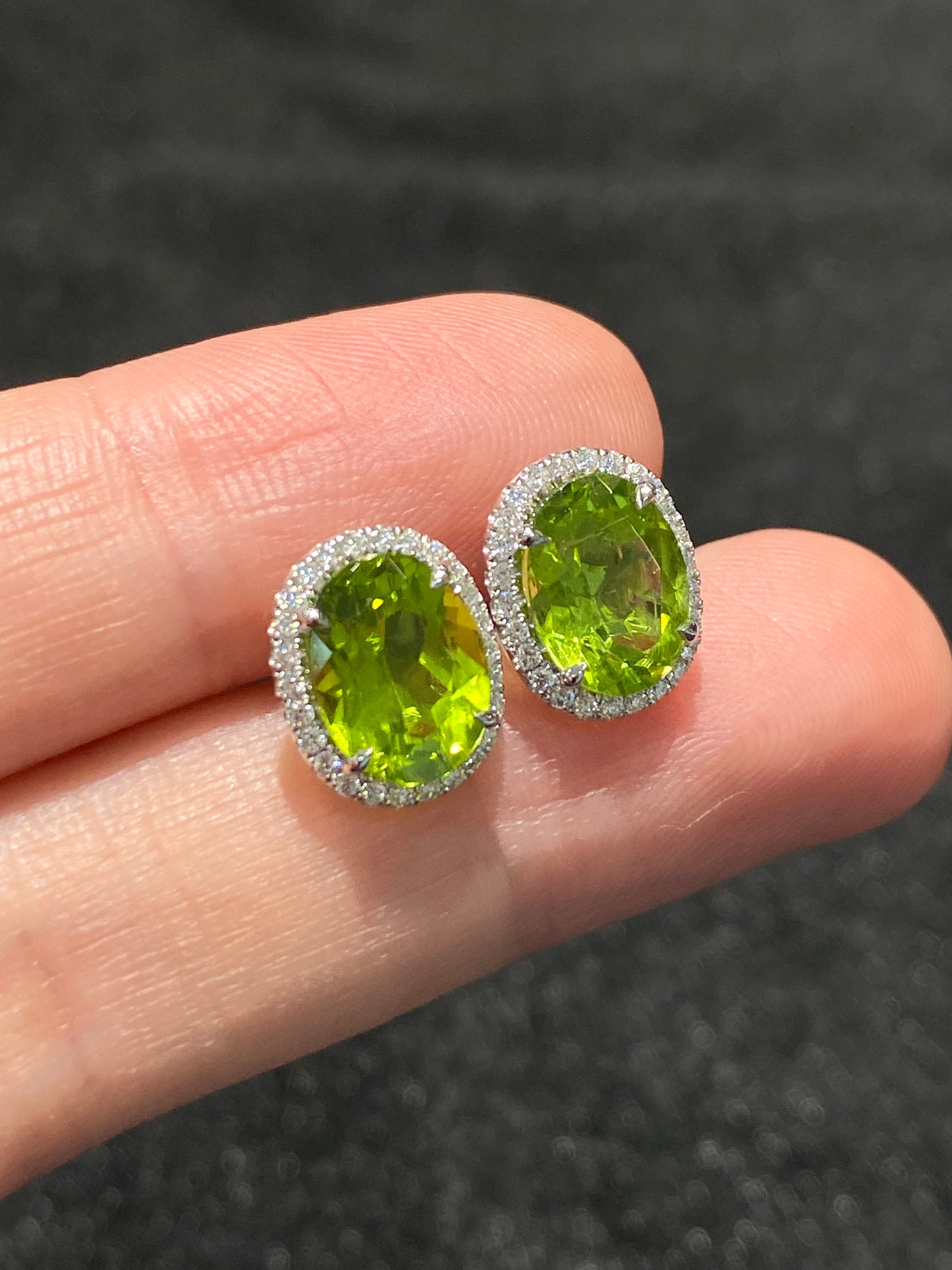 Natural Peridot 4.25ct Earrings