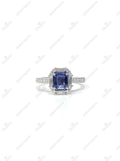 Natural Blue Sapphire 1.22ct Ring