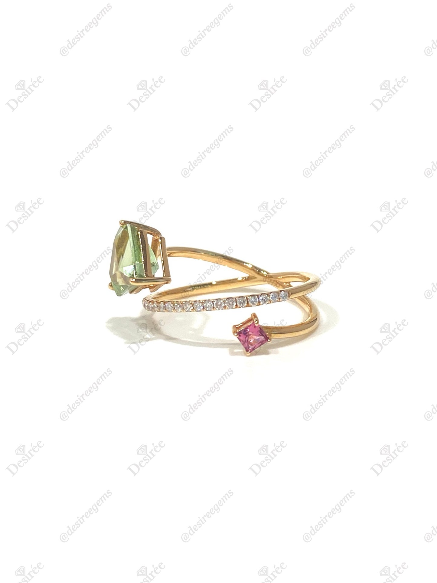 Natural Tourmaline 1.36ct Ring