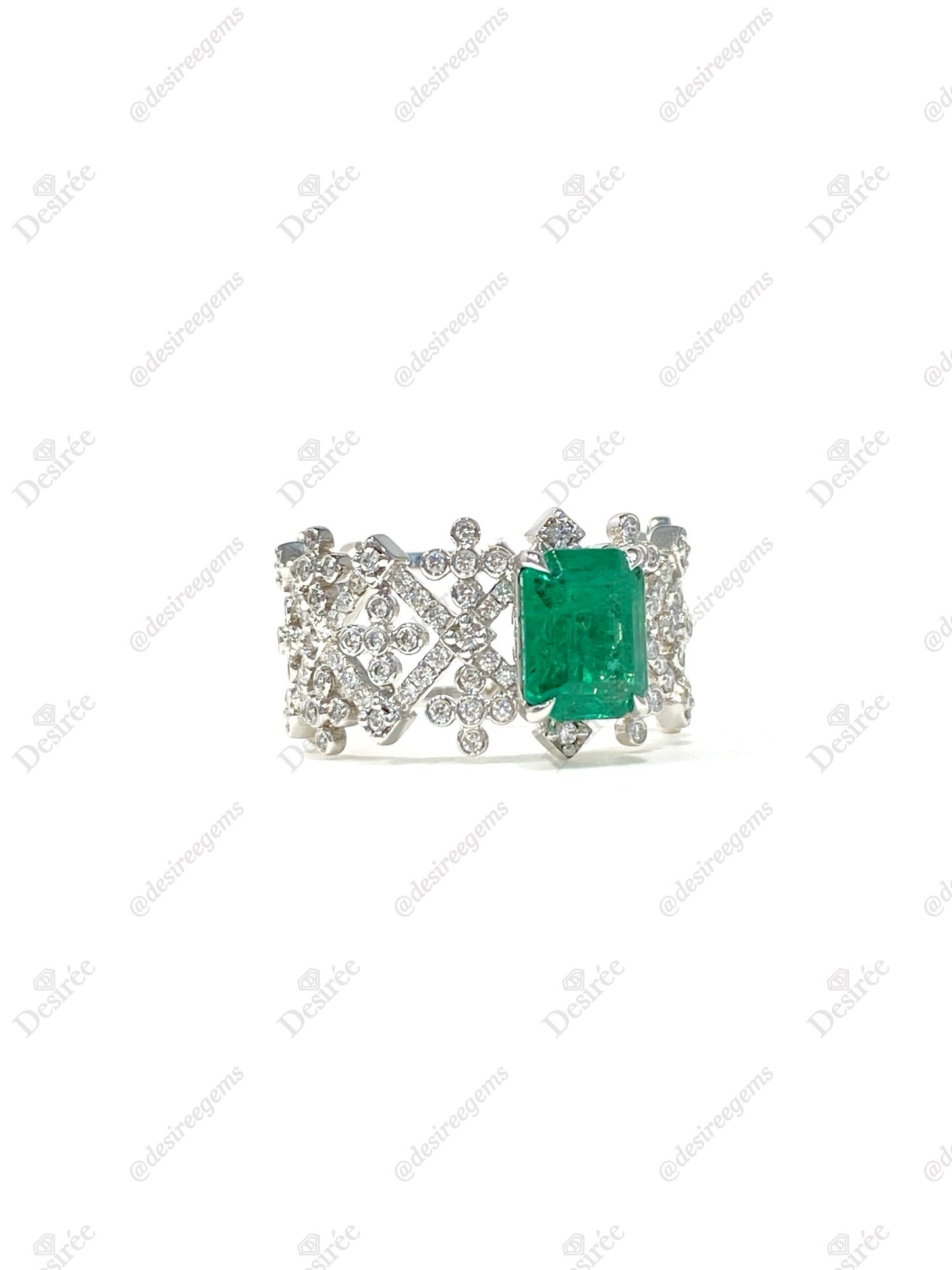Natural Emerald 1.62ct Ring