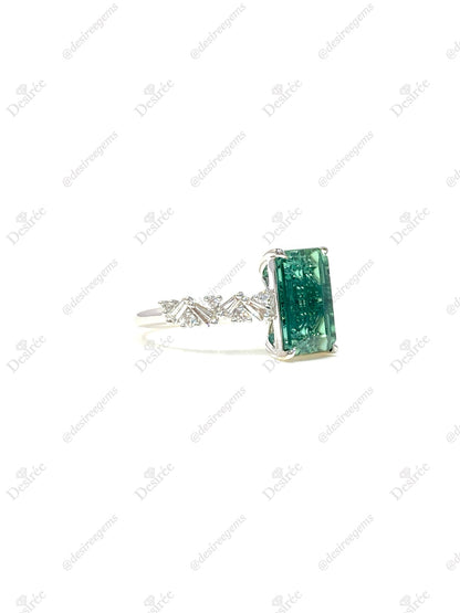 Natural Green Tourmaline 2.53ct Ring