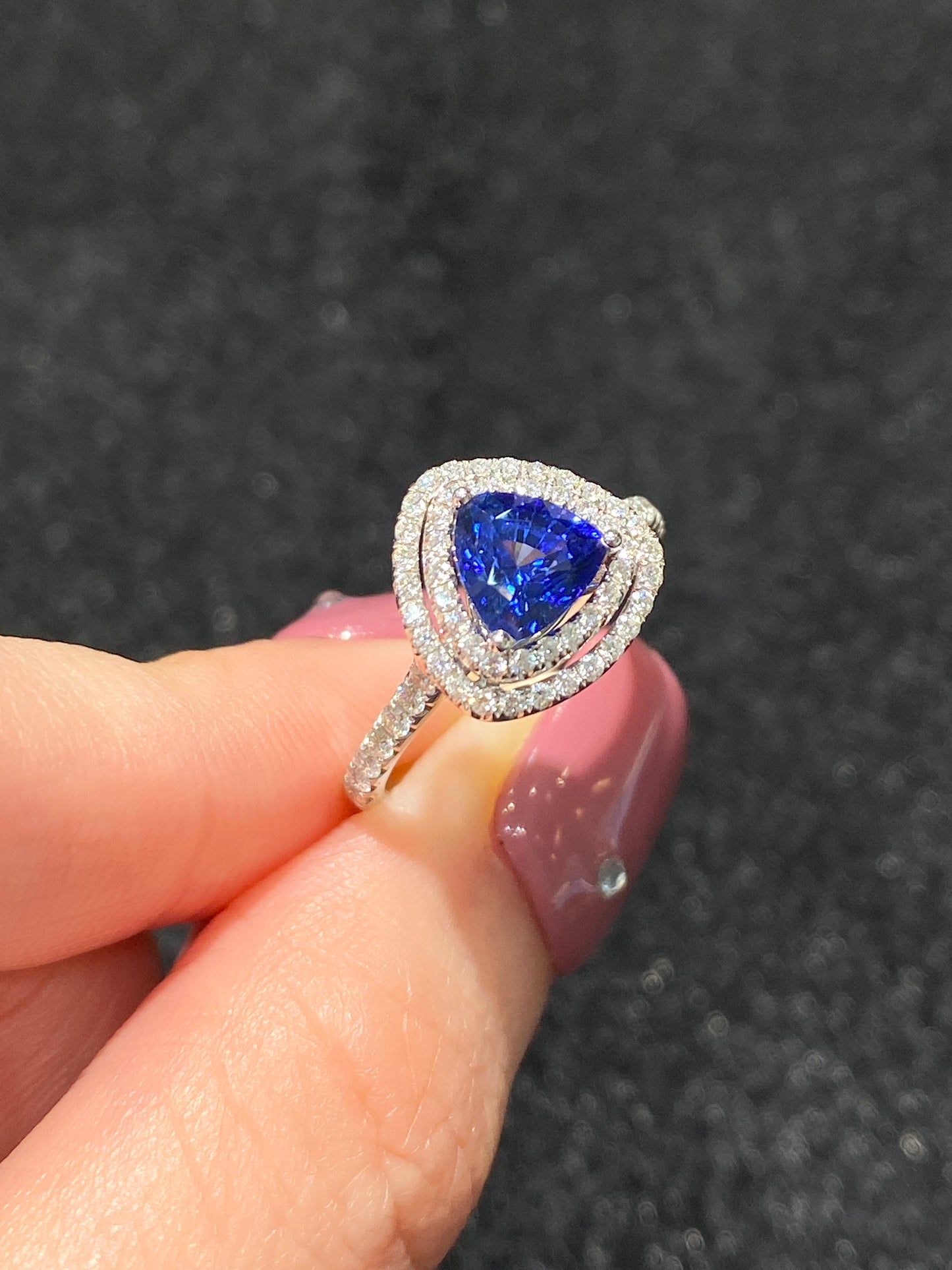 Natural Blue Sapphire Ring 1.43ct