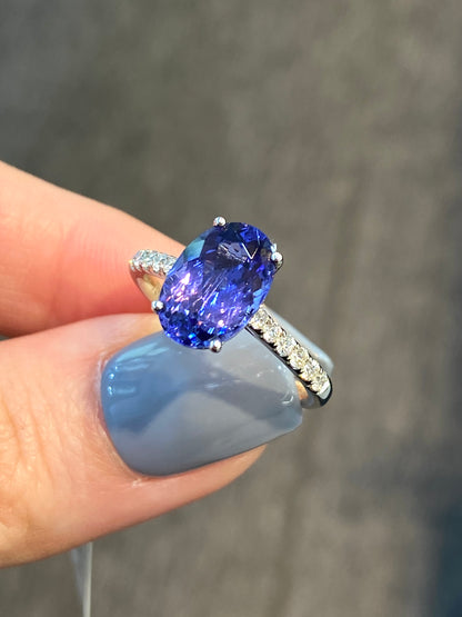 Natural Tanzanite 2.64ct Ring