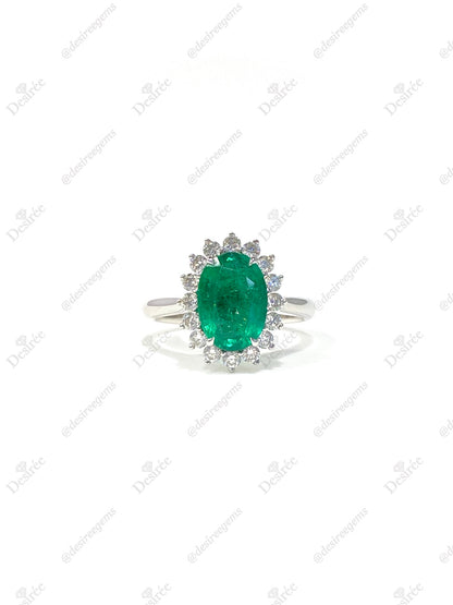 Natural Emerald 1.86ct Ring
