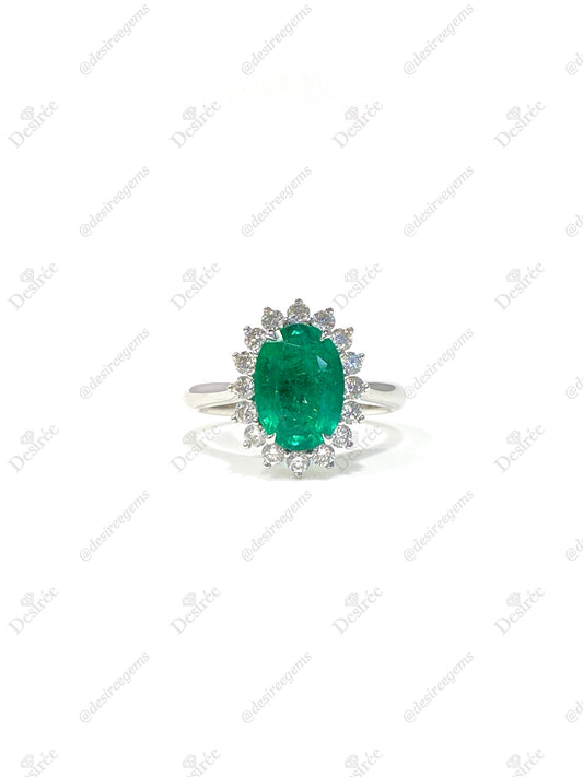 Natural Emerald 1.86ct Ring